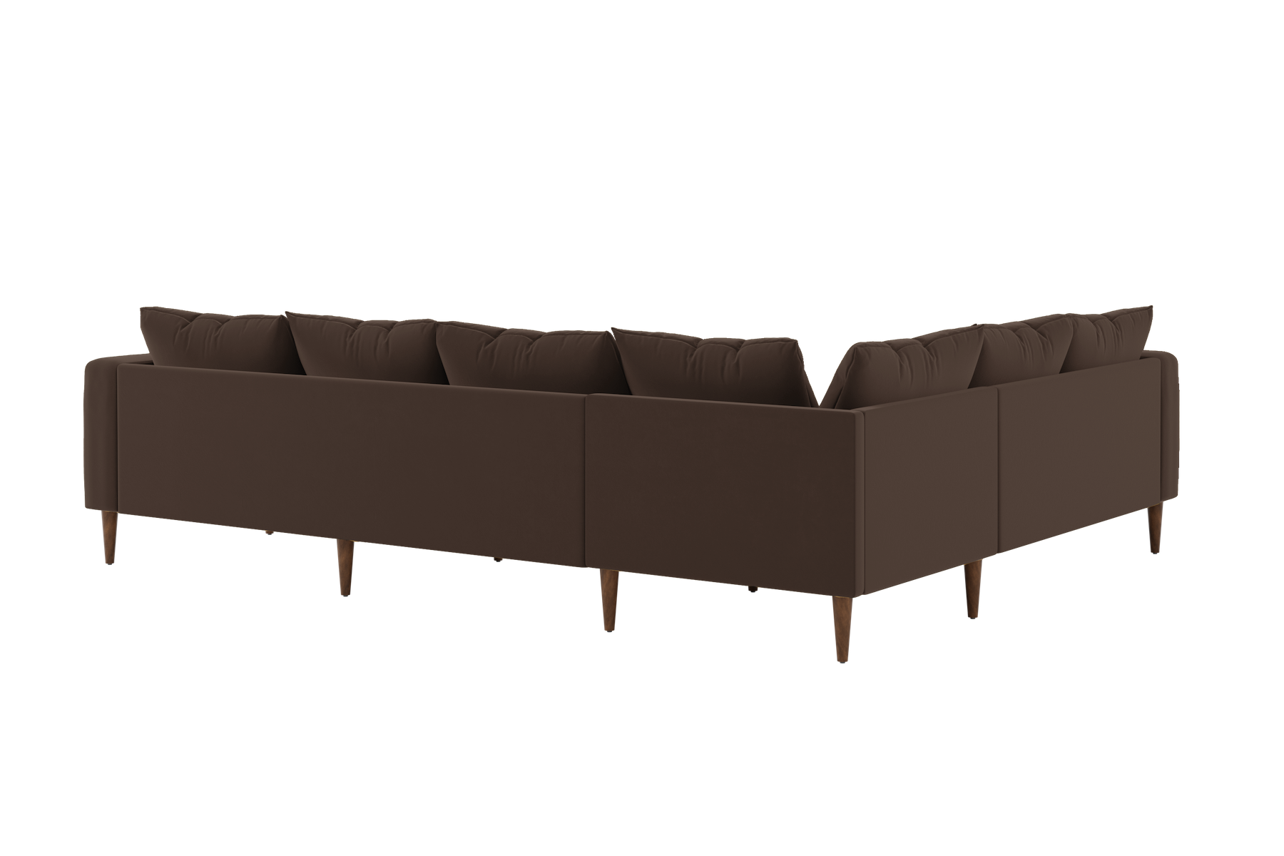 The Essential Corner Sectional (6 Seat) in Recycled Velvet