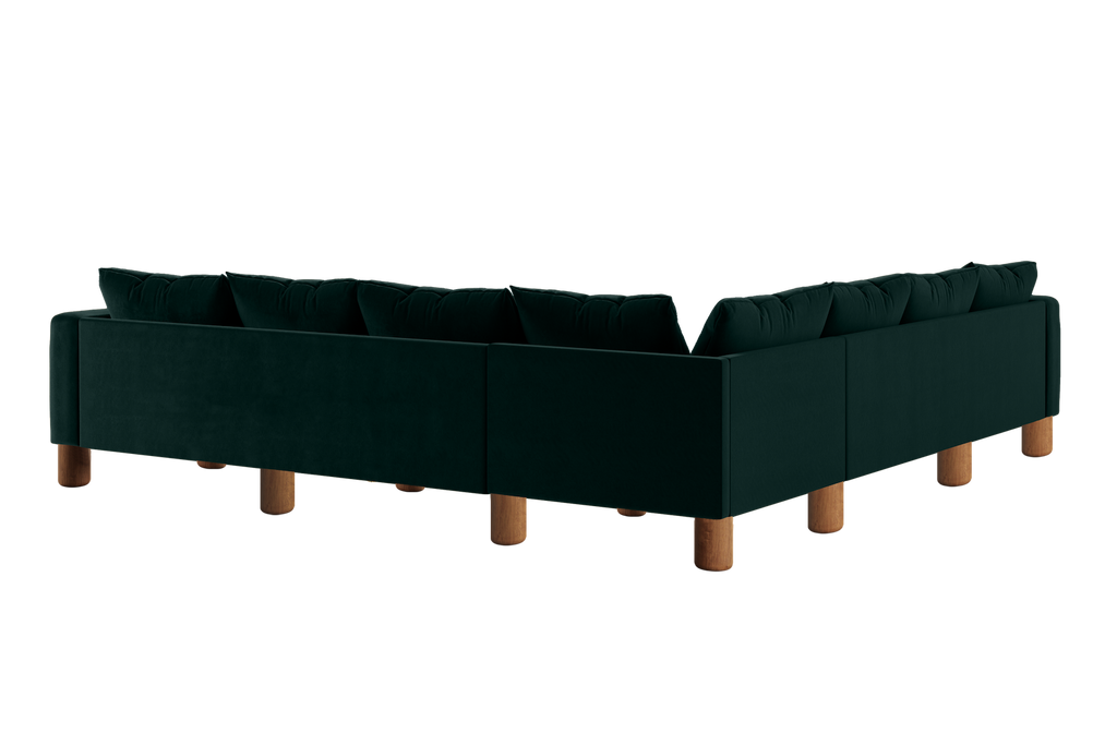 The Essential Corner Sectional (7 Seat) in Recycled Velvet