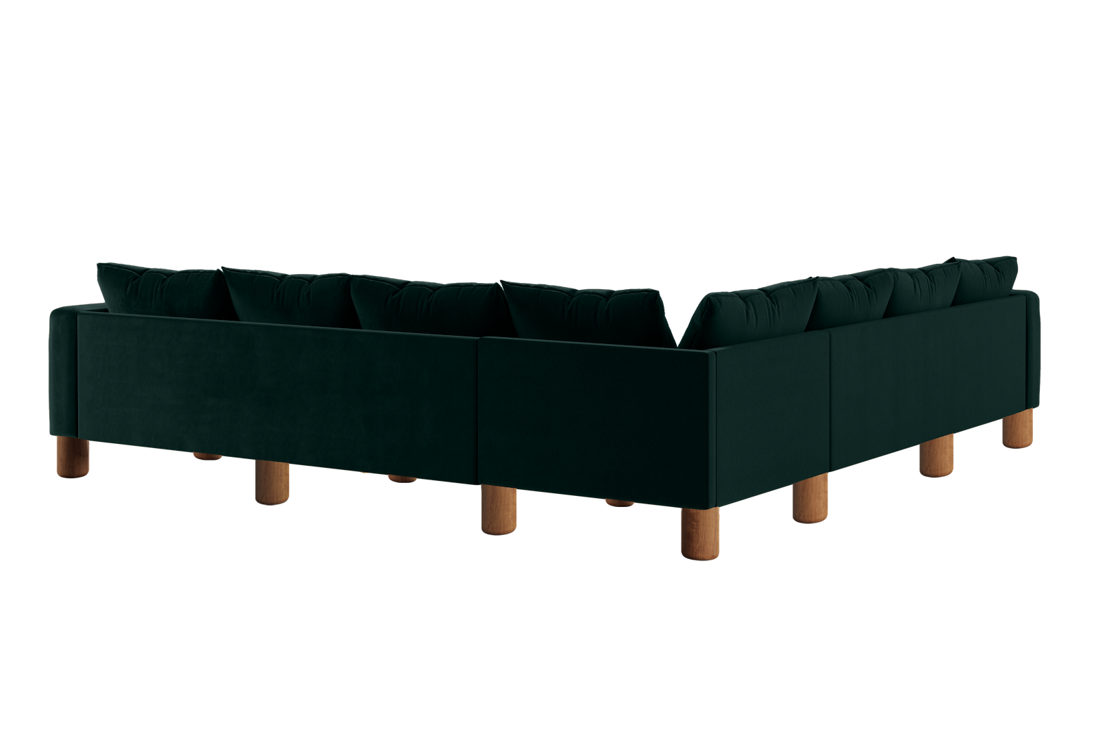 The Essential Corner Sectional (7 Seat) in Recycled Velvet