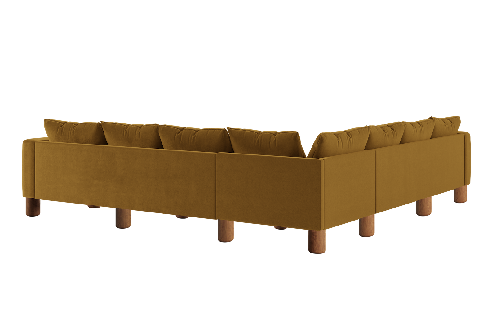 The Essential Corner Sectional (7 Seat) in Recycled Velvet