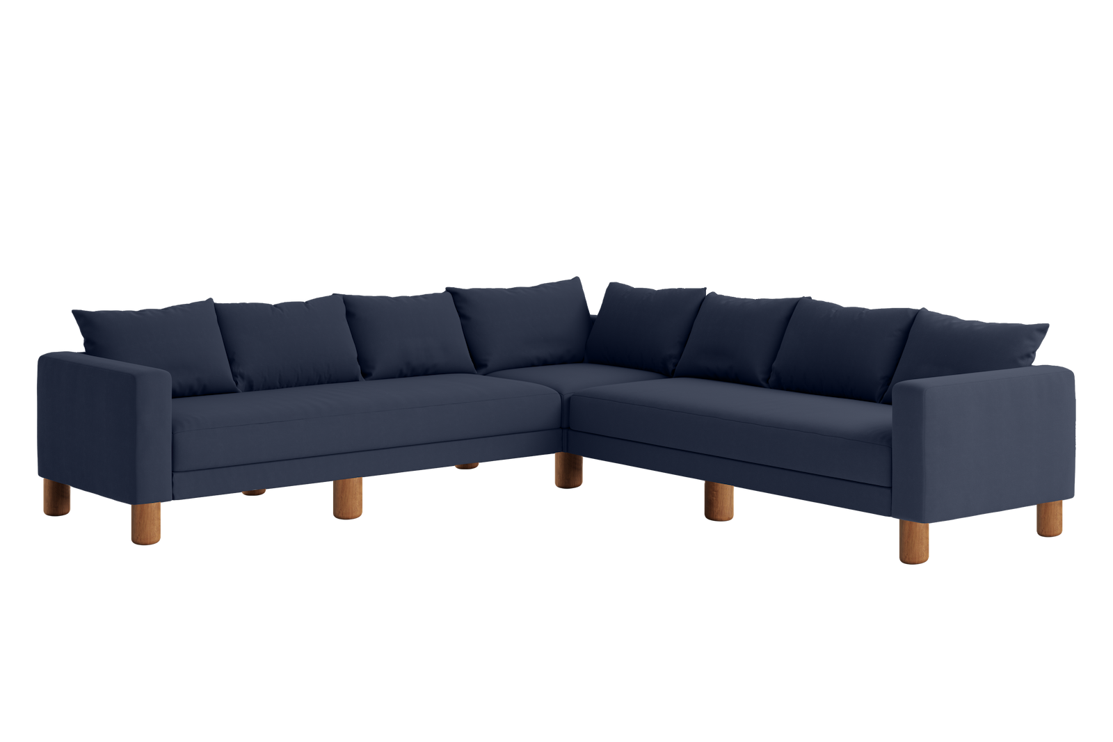 The Essential Corner Sectional (7 Seat) in Upcycled Poly