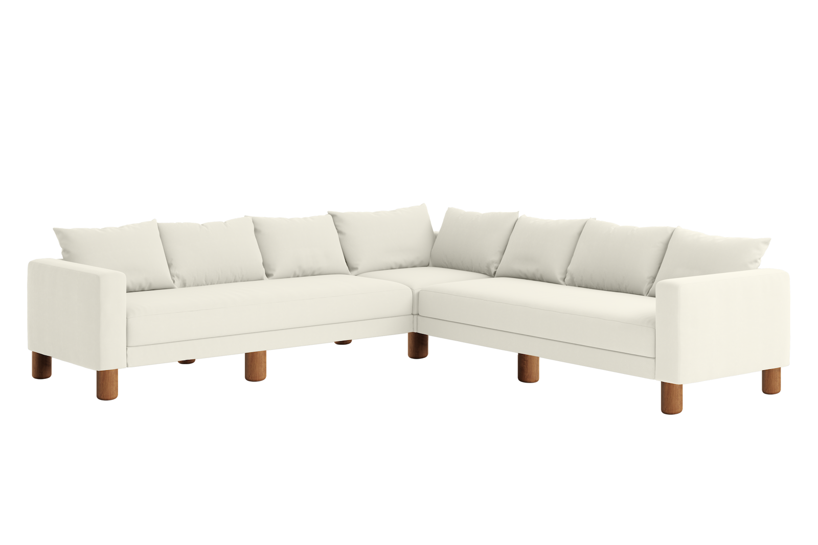 The Essential Corner Sectional (7 Seat) in Upcycled Poly