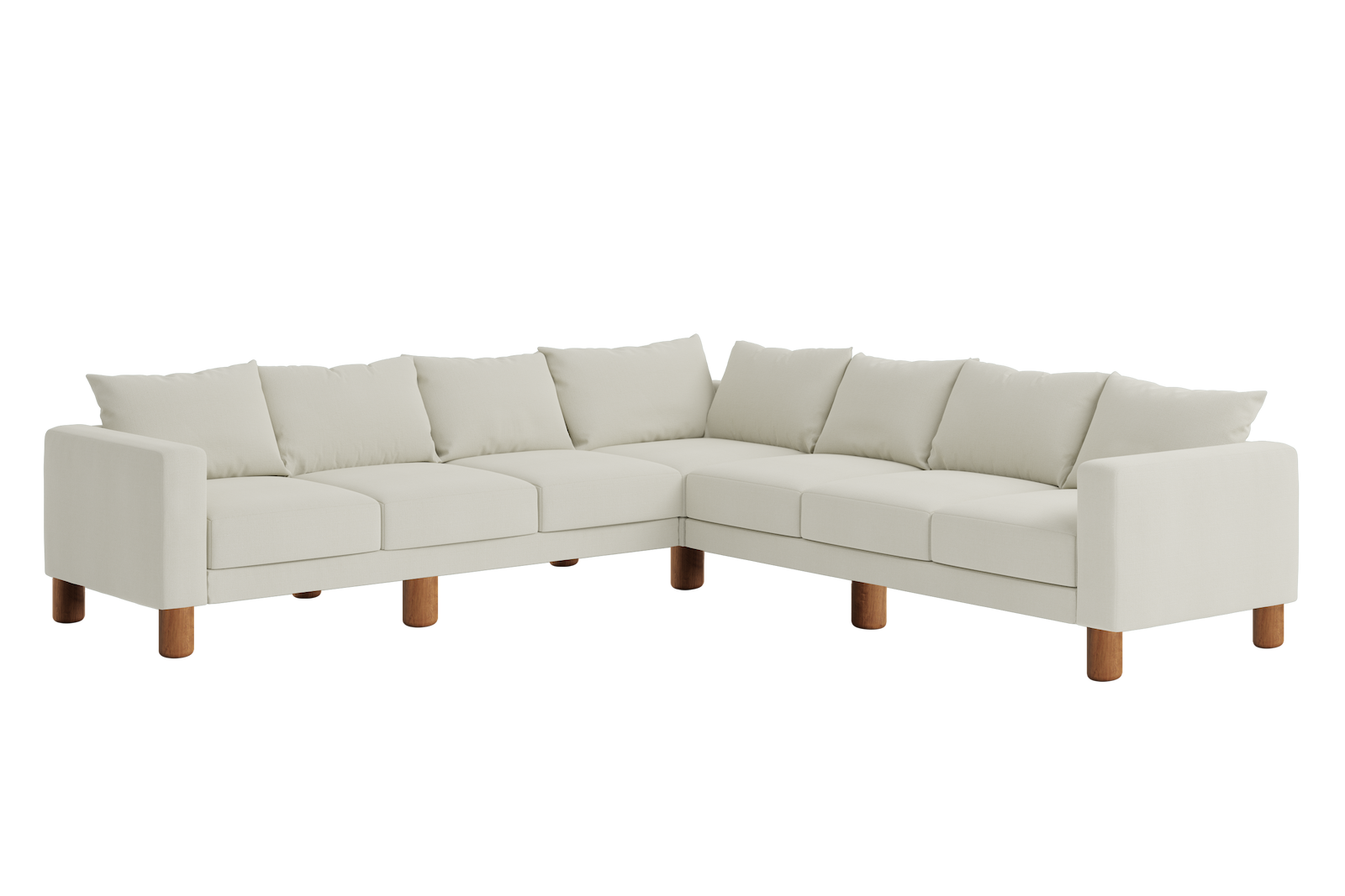 The Essential Corner Sectional (7 Seat) in Upcycled Poly