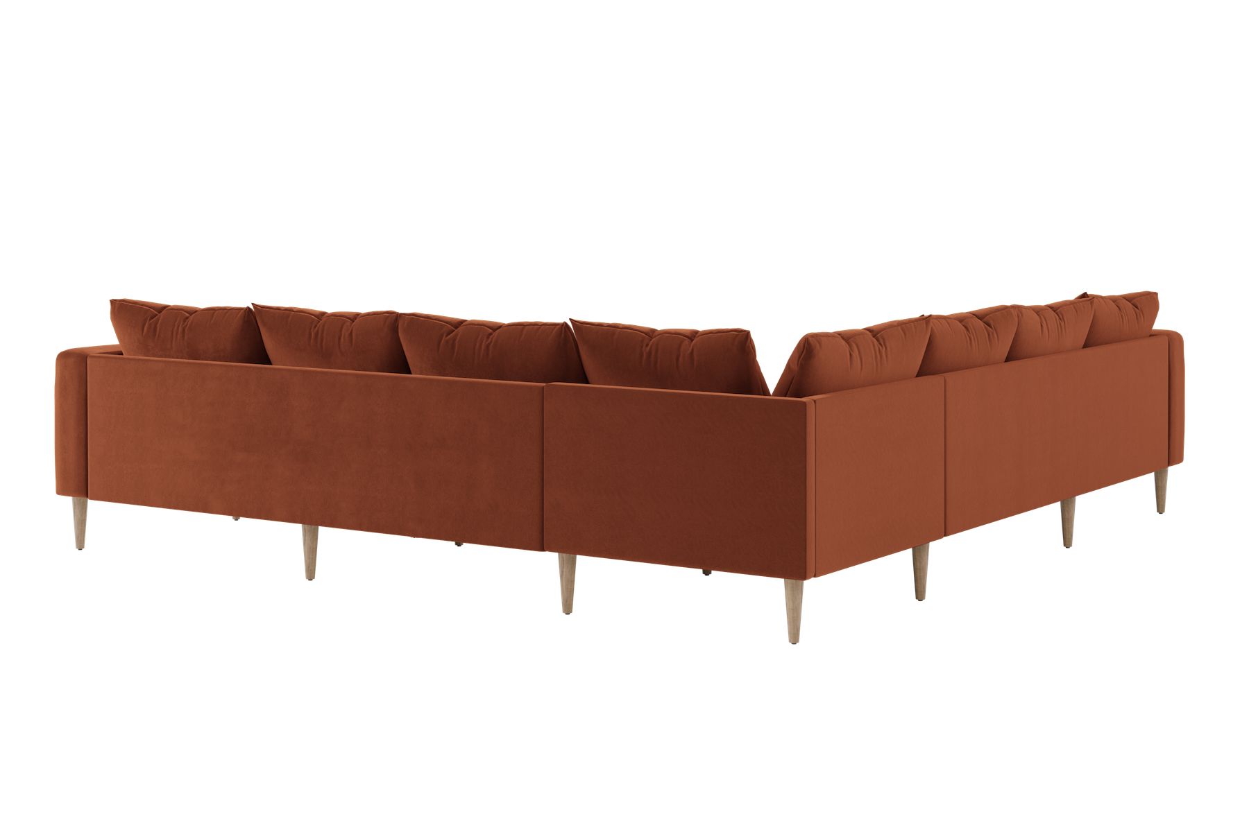 The Essential Corner Sectional (7 Seat) in Recycled Velvet