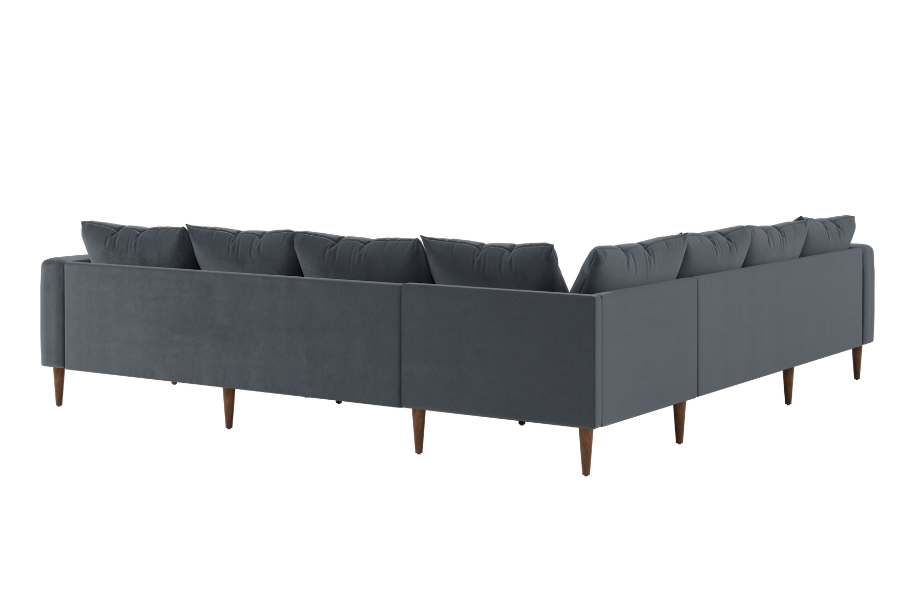 The Essential Corner Sectional (7 Seat) in Recycled Velvet