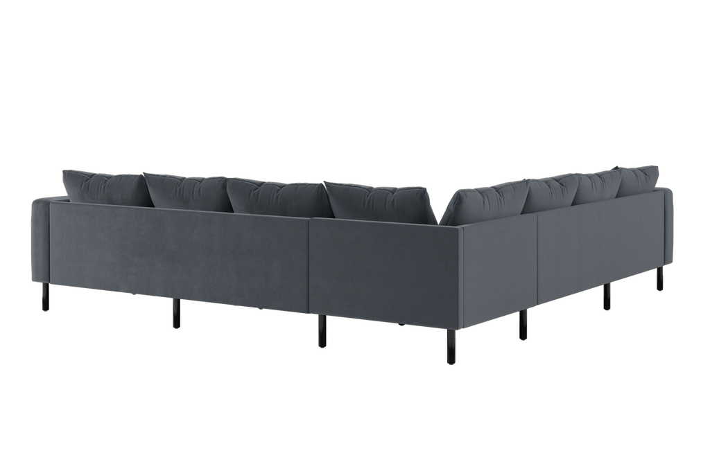 The Essential Corner Sectional (7 Seat) in Recycled Velvet