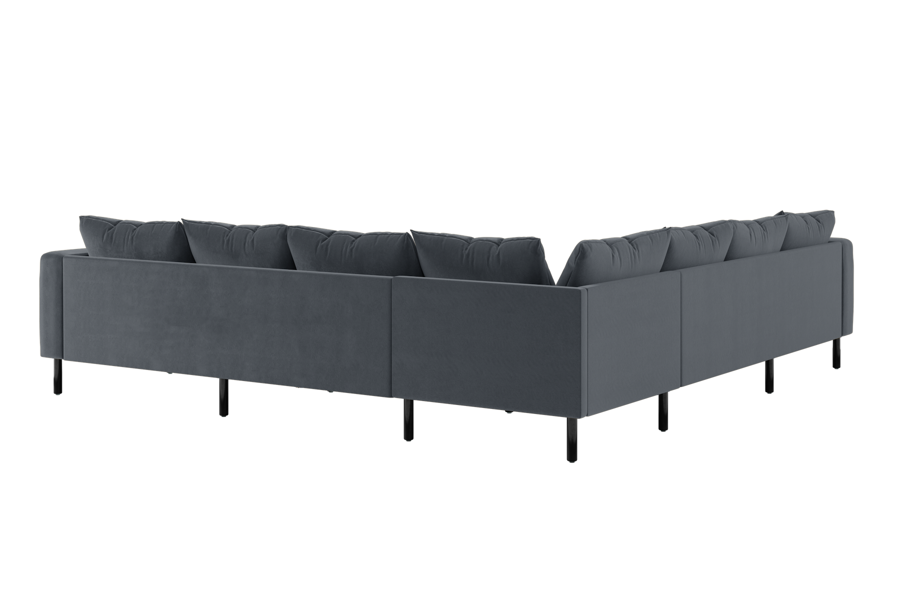 The Essential Corner Sectional (7 Seat) in Recycled Velvet