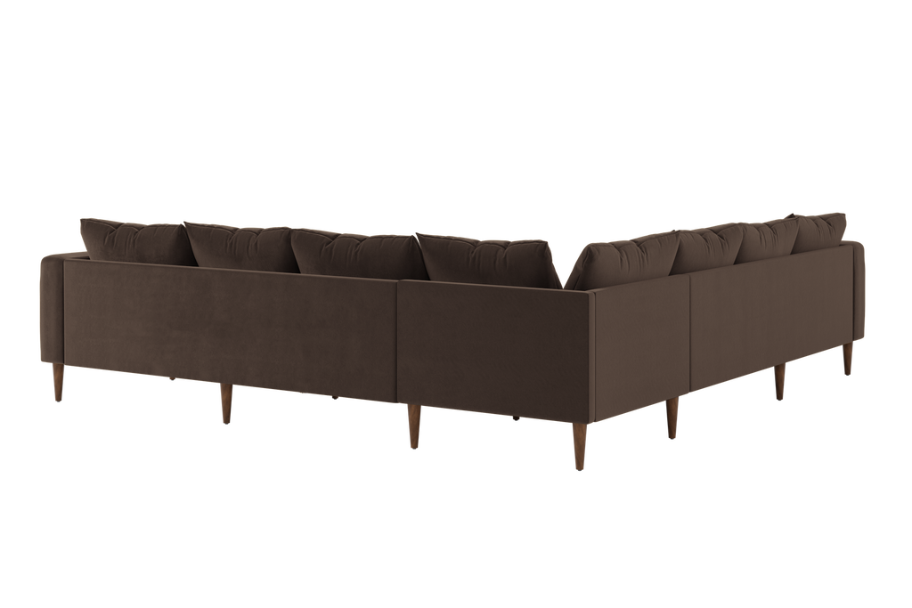 The Essential Corner Sectional (7 Seat) in Recycled Velvet