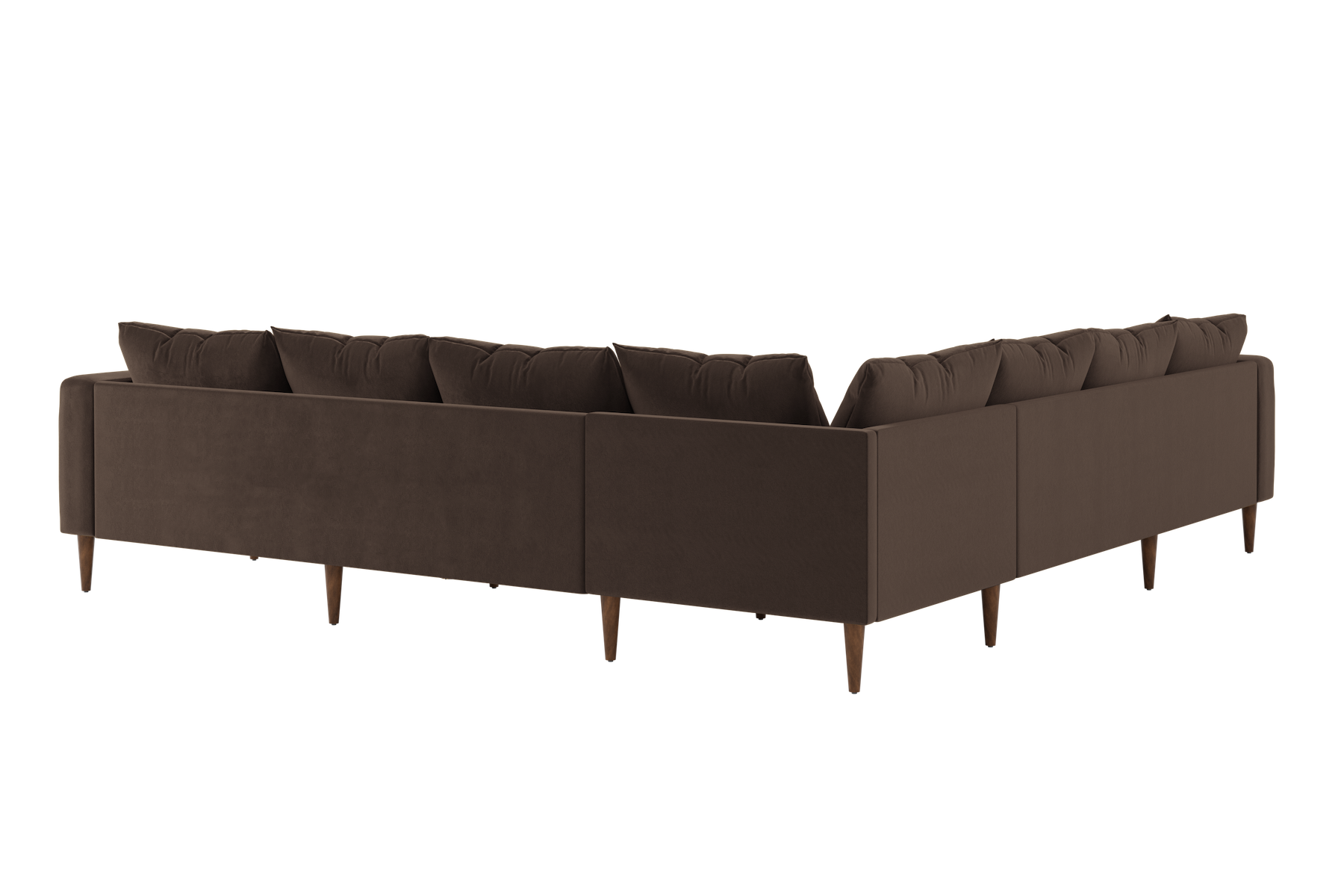 The Essential Corner Sectional (7 Seat) in Recycled Velvet