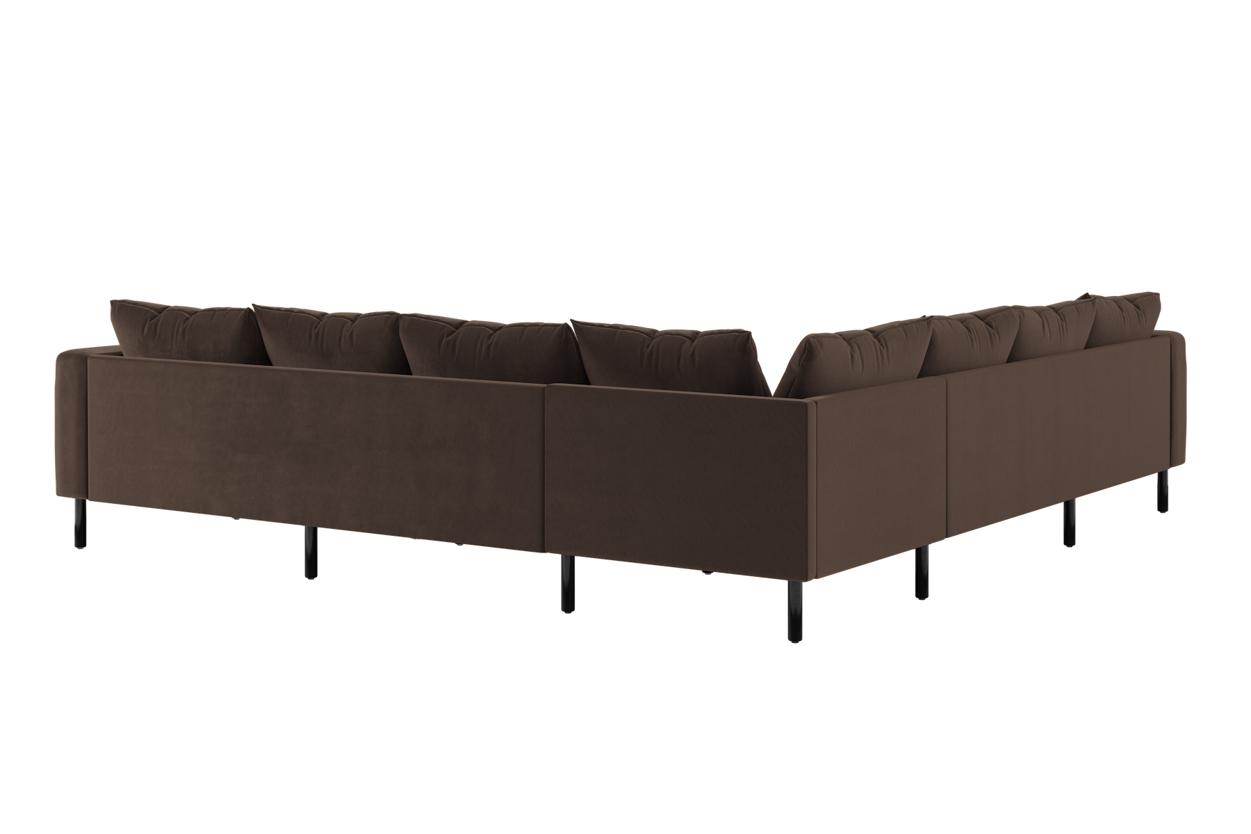 The Essential Corner Sectional (7 Seat) in Recycled Velvet