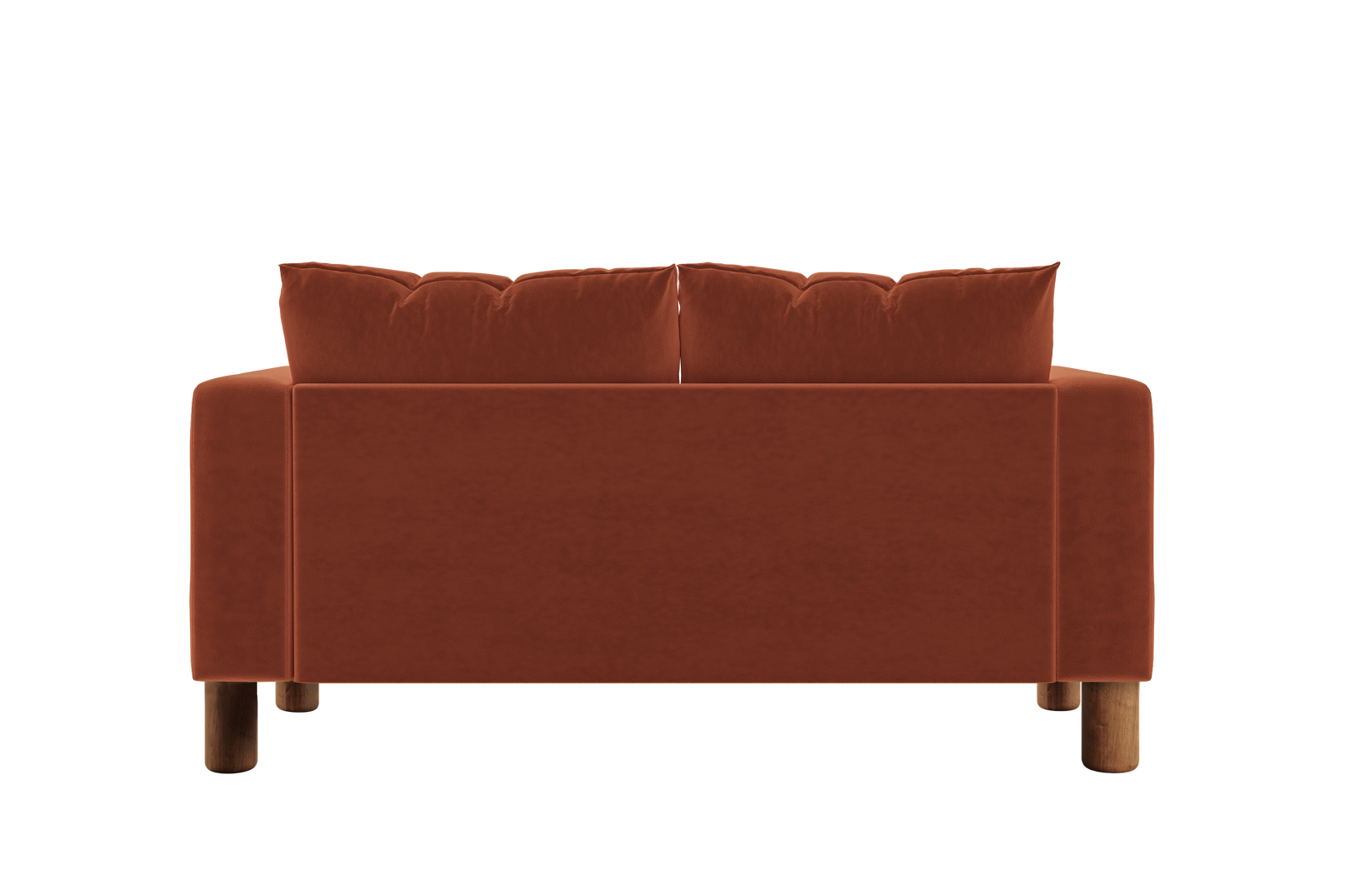 The Essential Loveseat Sectional in Recycled Velvet