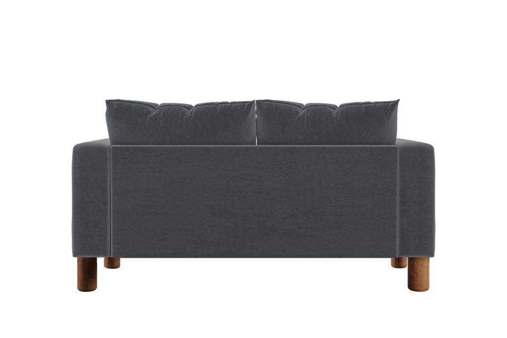The Essential Loveseat Sectional in Recycled Velvet