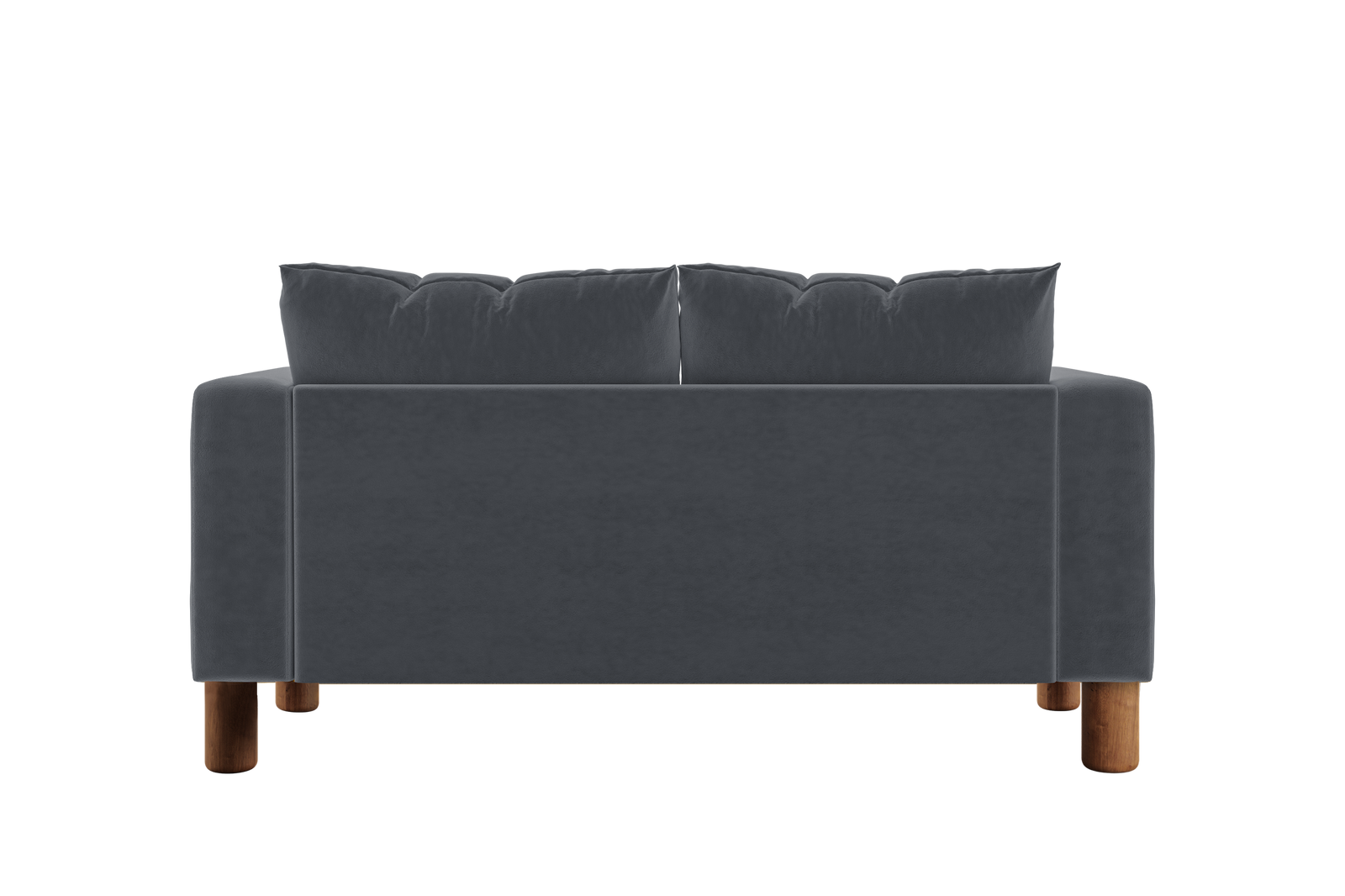 The Essential Loveseat Sectional in Recycled Velvet
