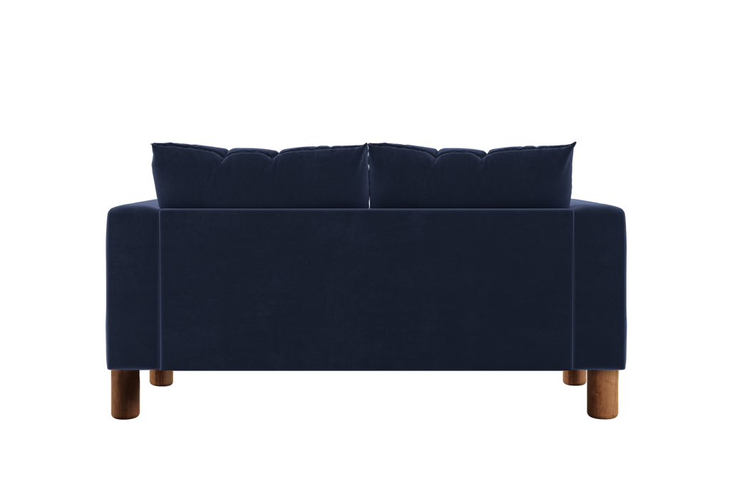 The Essential Loveseat Sectional in Recycled Velvet