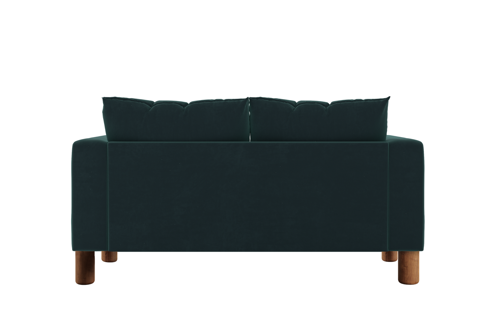 The Essential Loveseat Sectional in Recycled Velvet