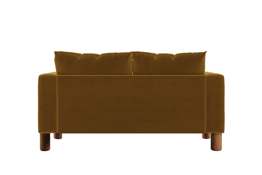 The Essential Loveseat Sectional in Recycled Velvet