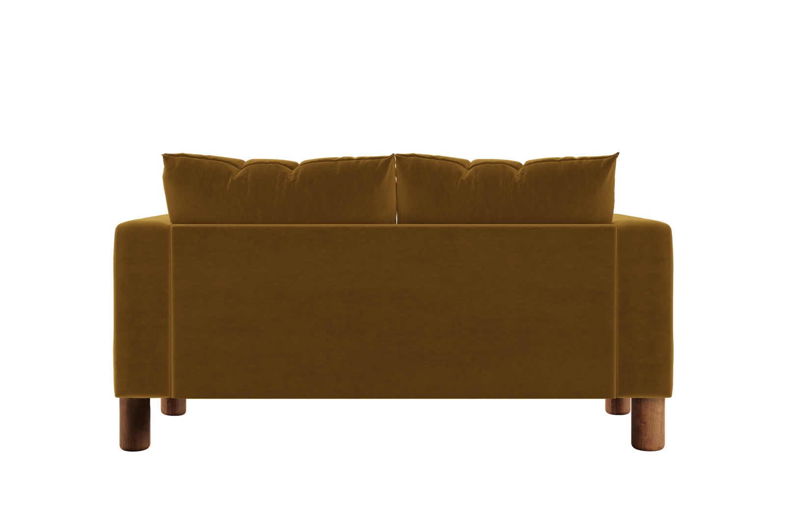 The Essential Loveseat Sectional in Recycled Velvet