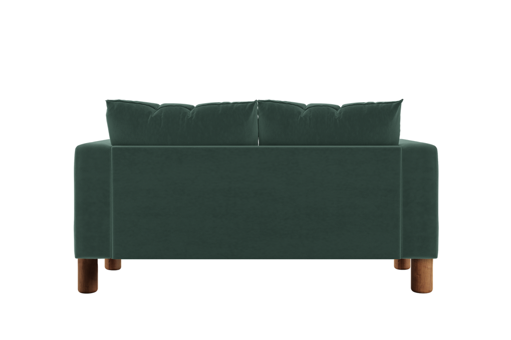 The Essential Loveseat Sectional in Recycled Velvet