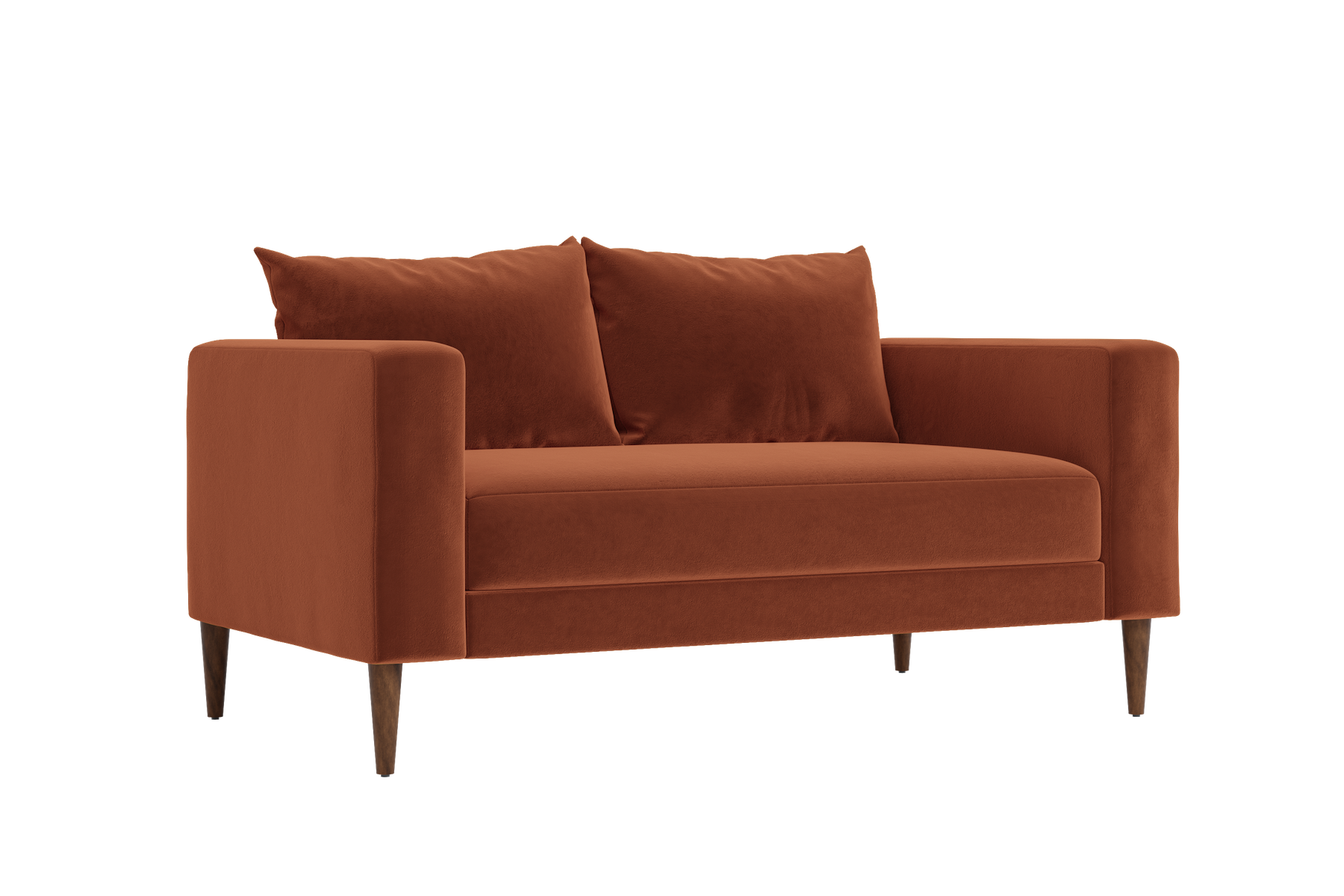 The Essential Loveseat in Recycled Velvet