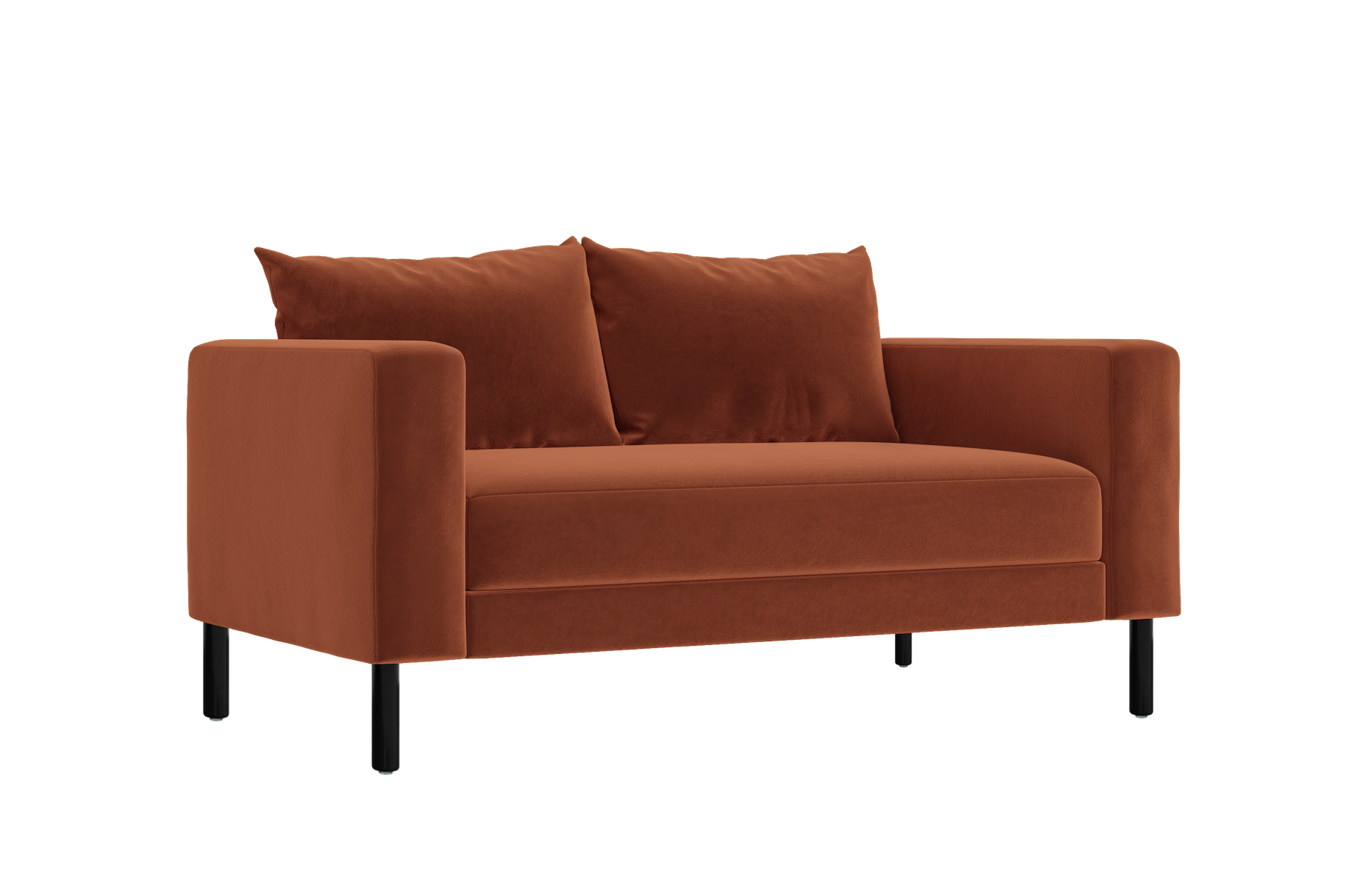 The Essential Loveseat in Recycled Velvet
