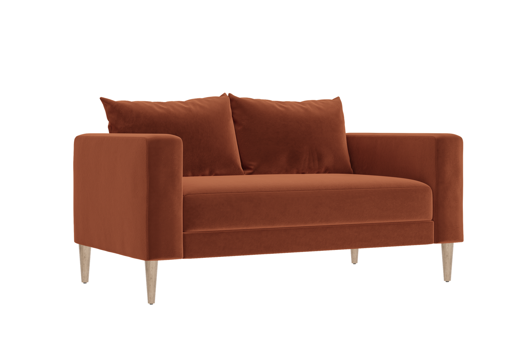 The Essential Loveseat in Recycled Velvet
