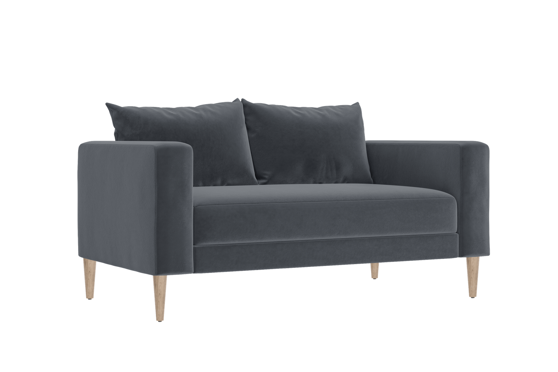 The Essential Loveseat in Recycled Velvet