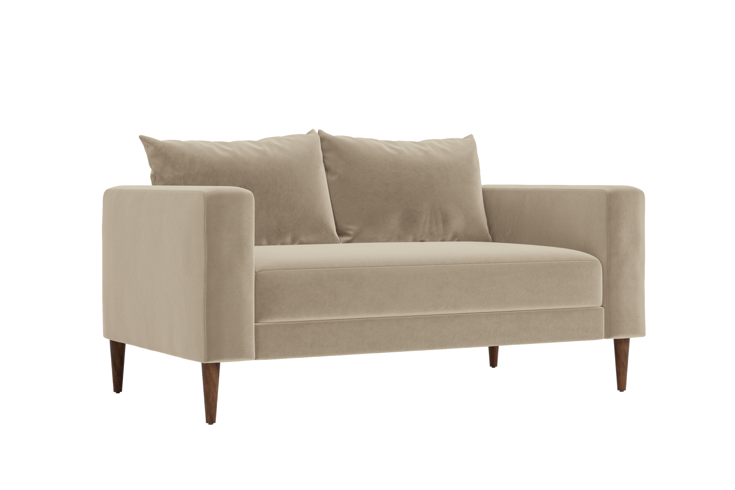 The Essential Loveseat in Recycled Velvet