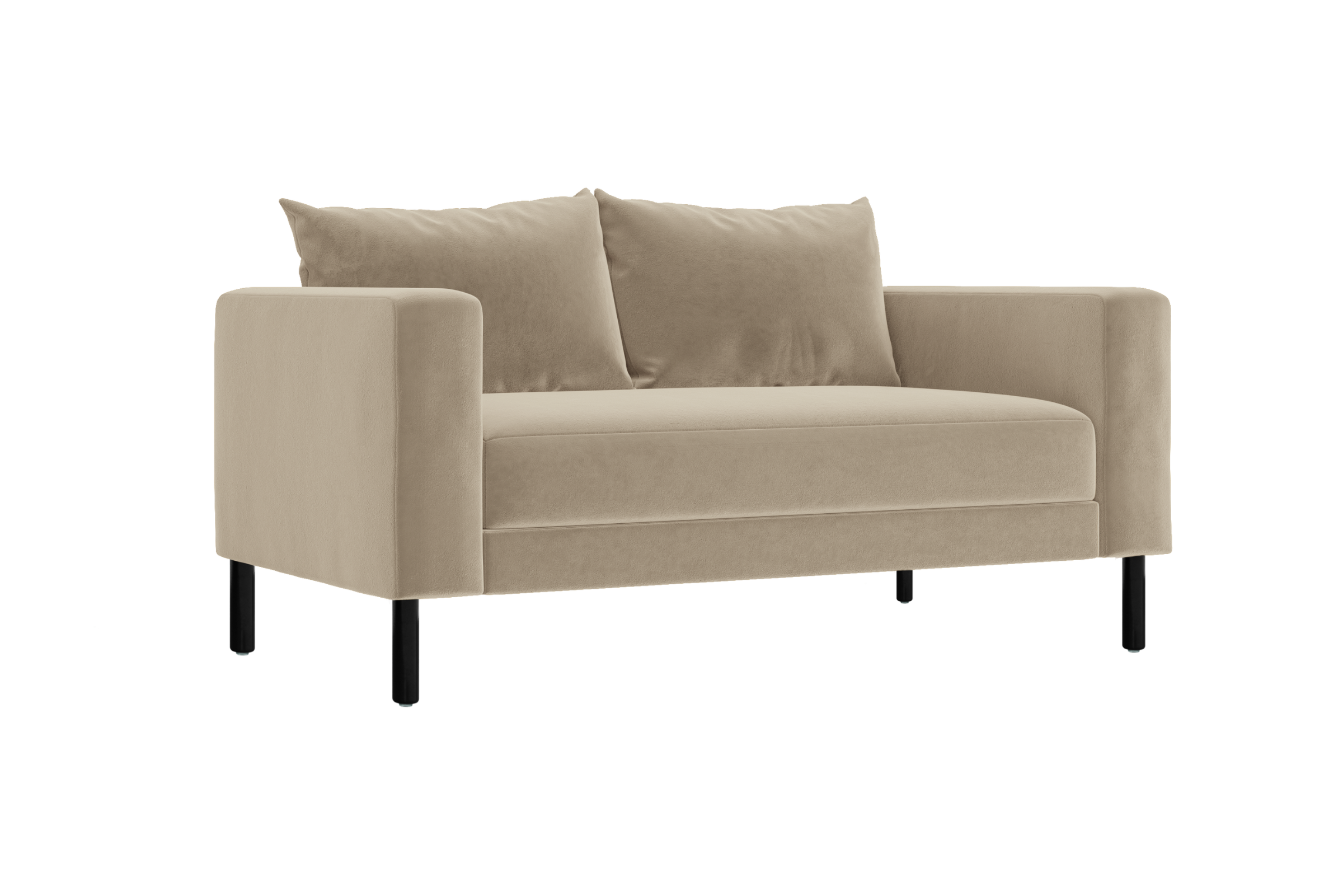 The Essential Loveseat in Recycled Velvet