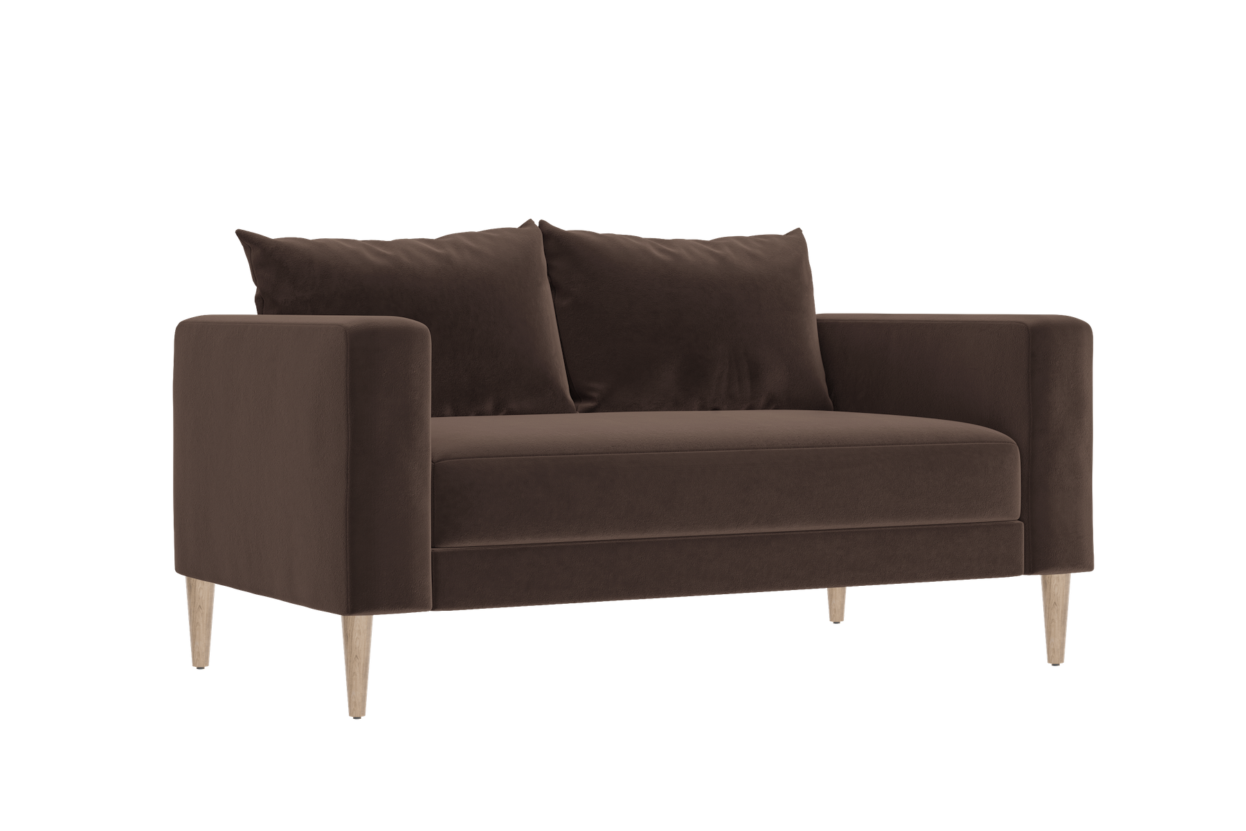The Essential Loveseat in Recycled Velvet