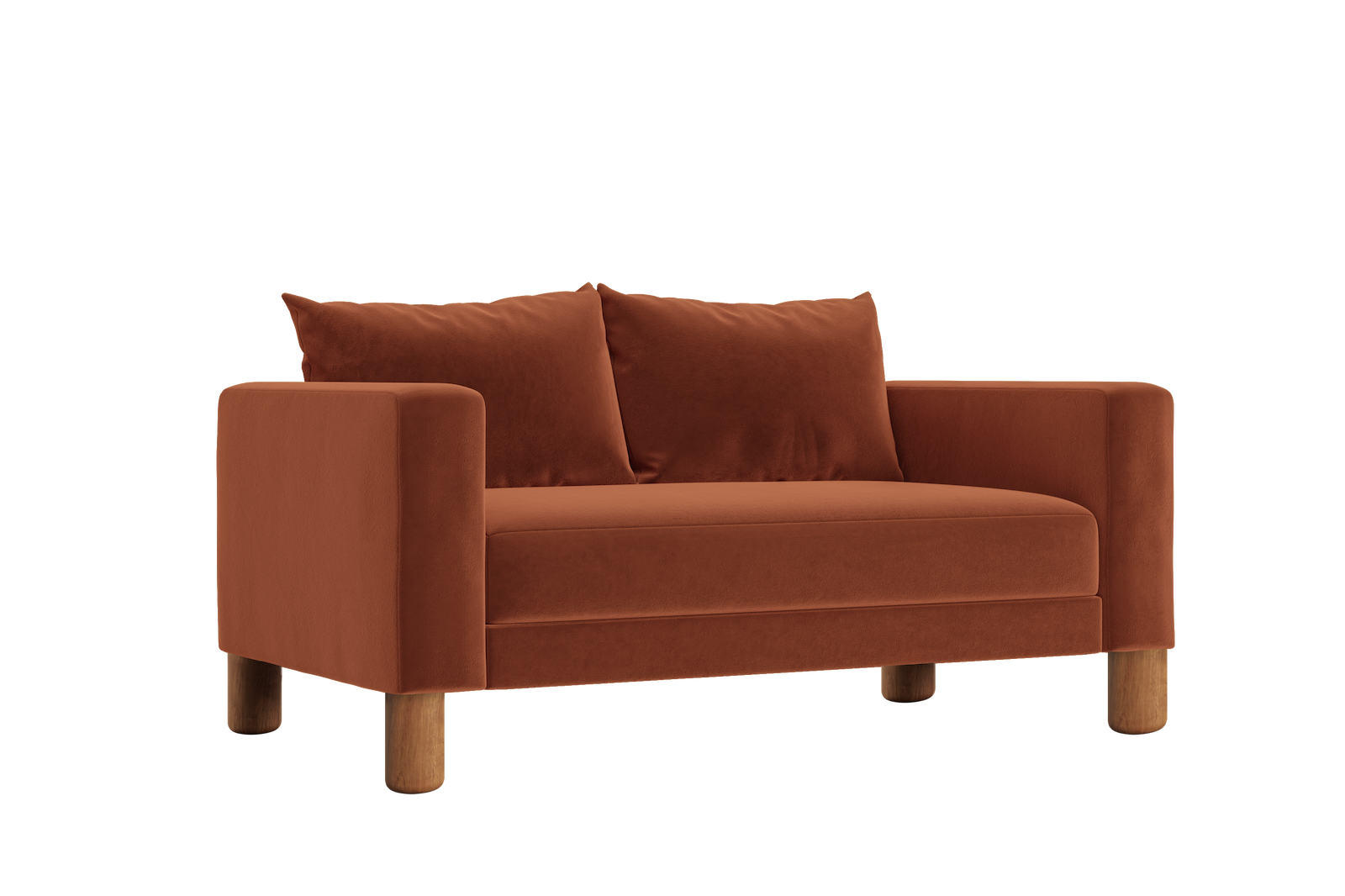 The Essential Loveseat in Recycled Velvet