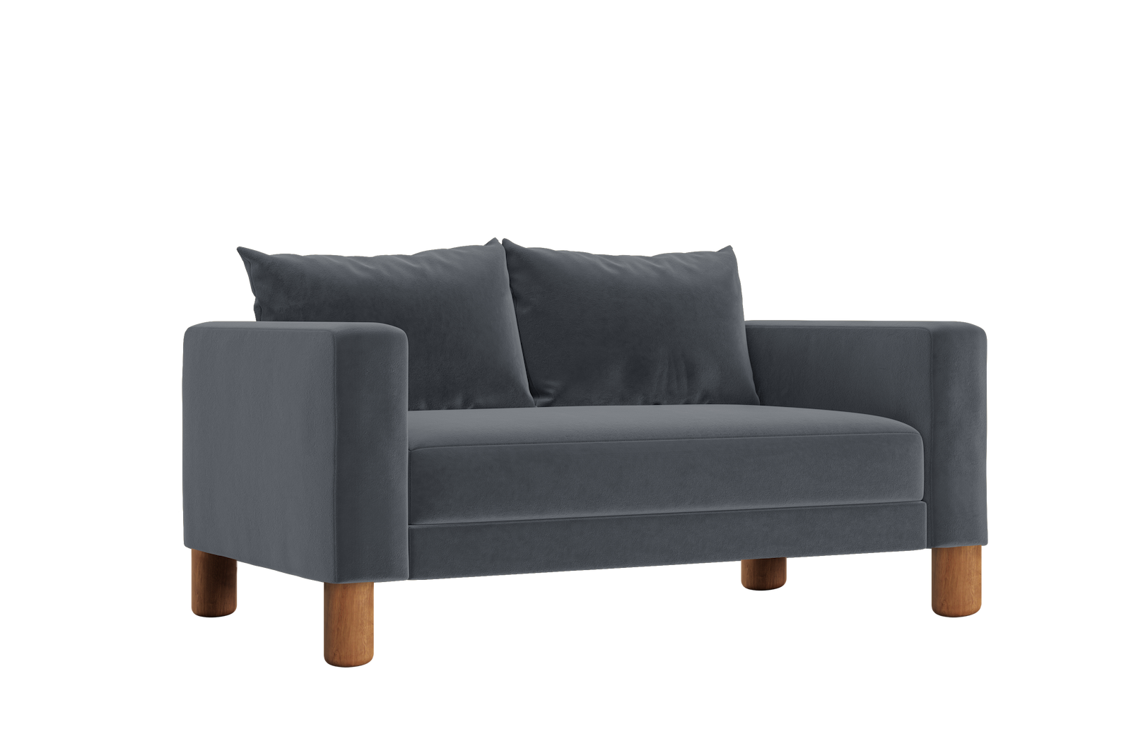 The Essential Loveseat in Recycled Velvet