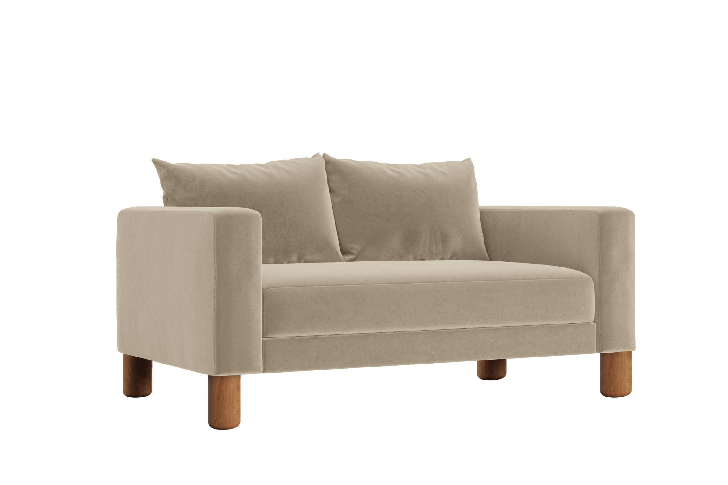The Essential Loveseat in Recycled Velvet