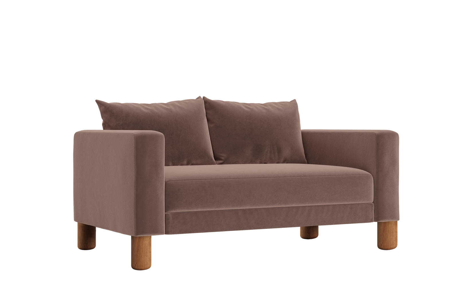 The Essential Loveseat in Recycled Velvet