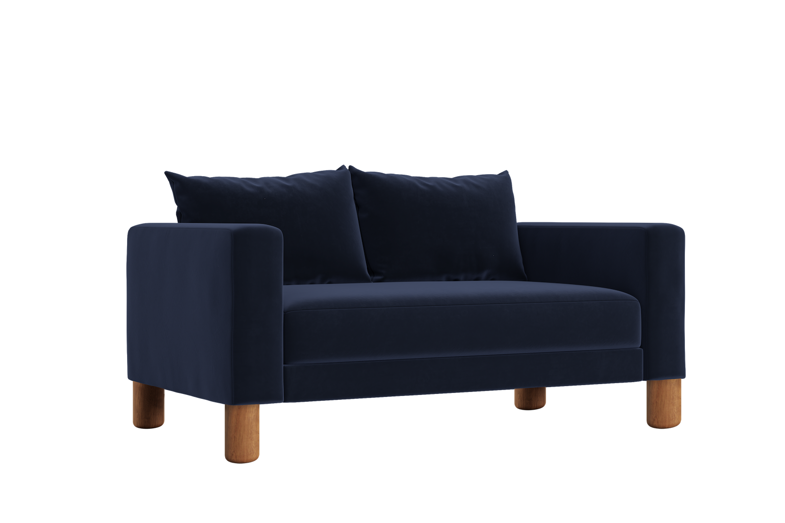 The Essential Loveseat in Recycled Velvet