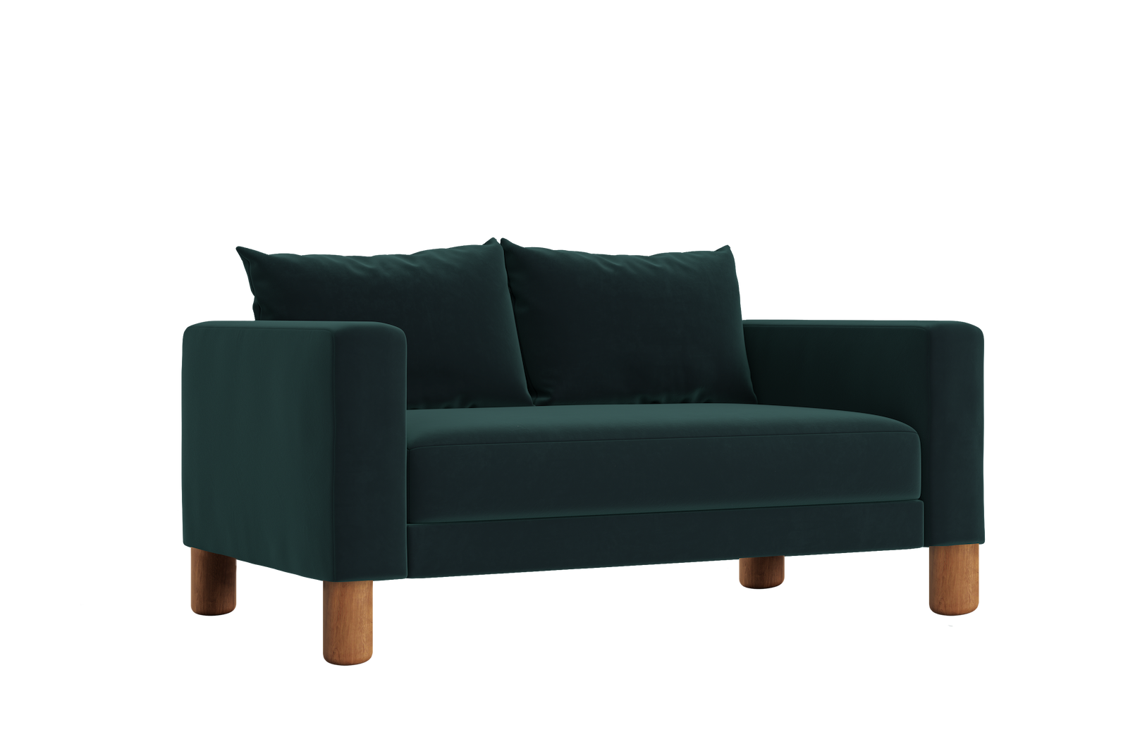 The Essential Loveseat in Recycled Velvet