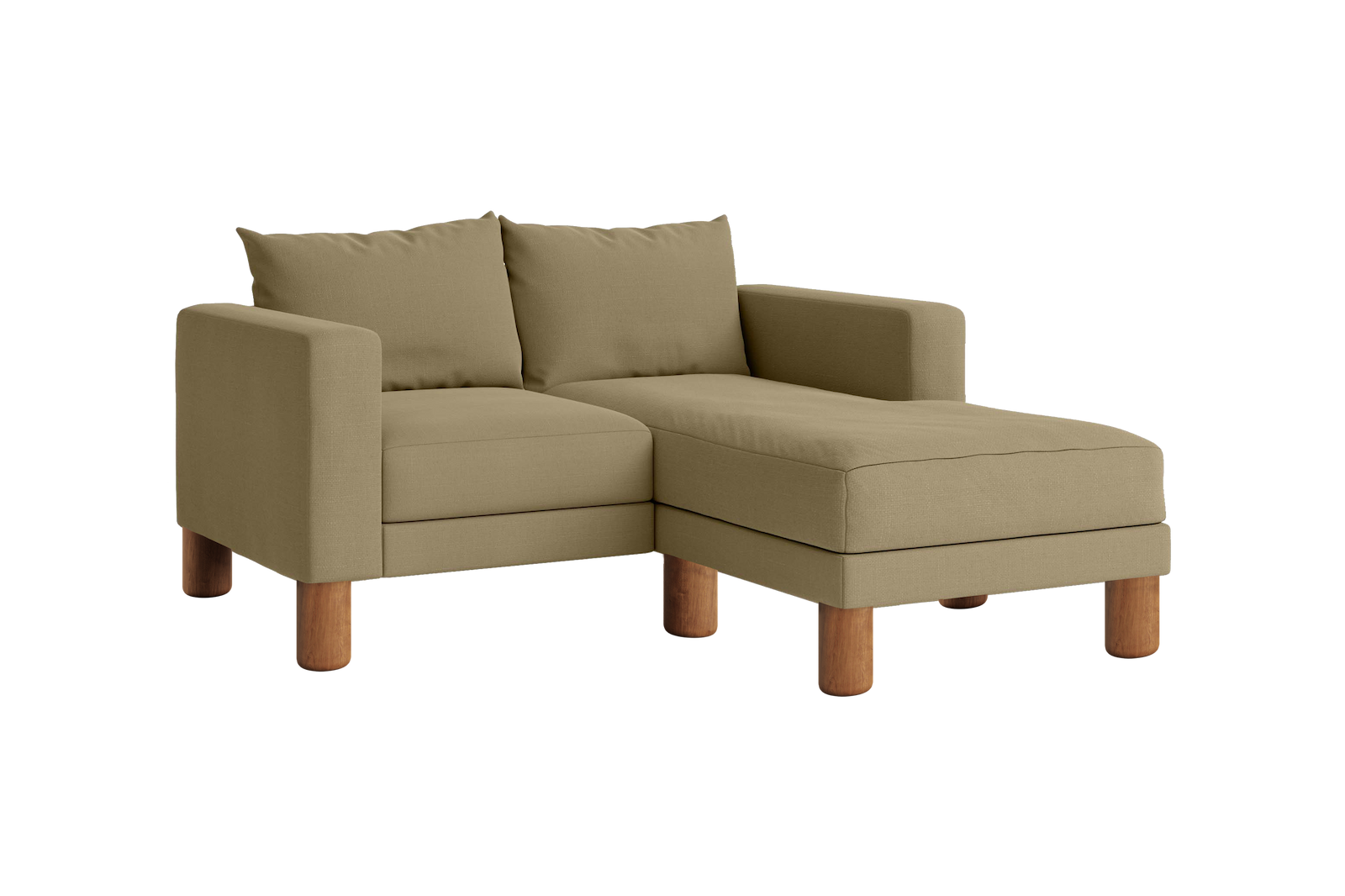 The Essential Loveseat Sectional in Upcycled Poly