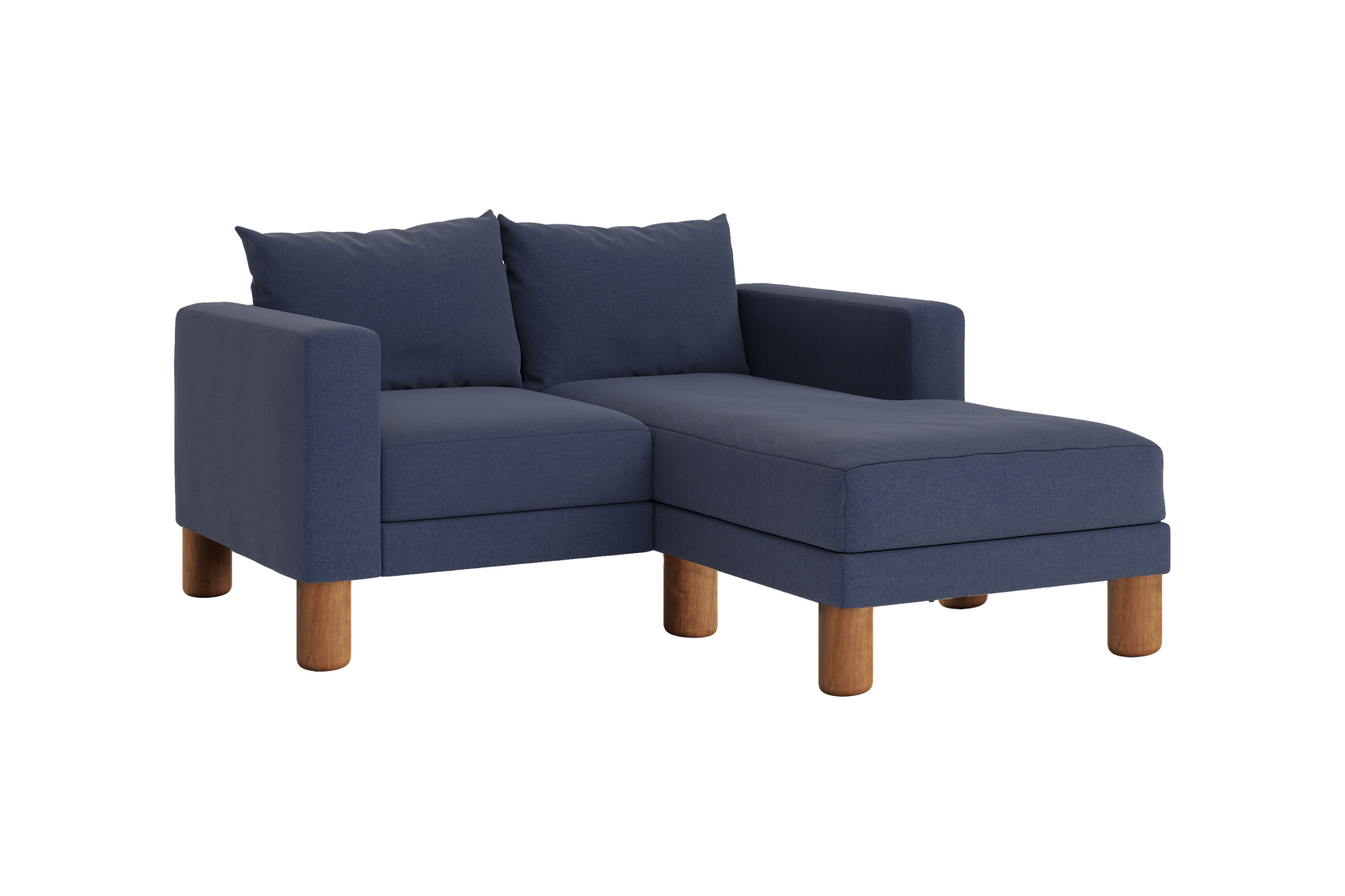 The Essential Loveseat Sectional in Upcycled Poly