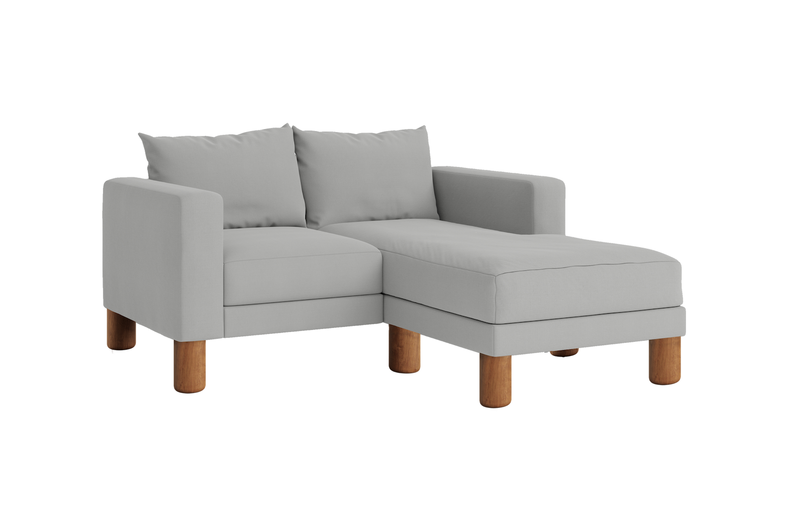The Essential Loveseat Sectional in Upcycled Poly