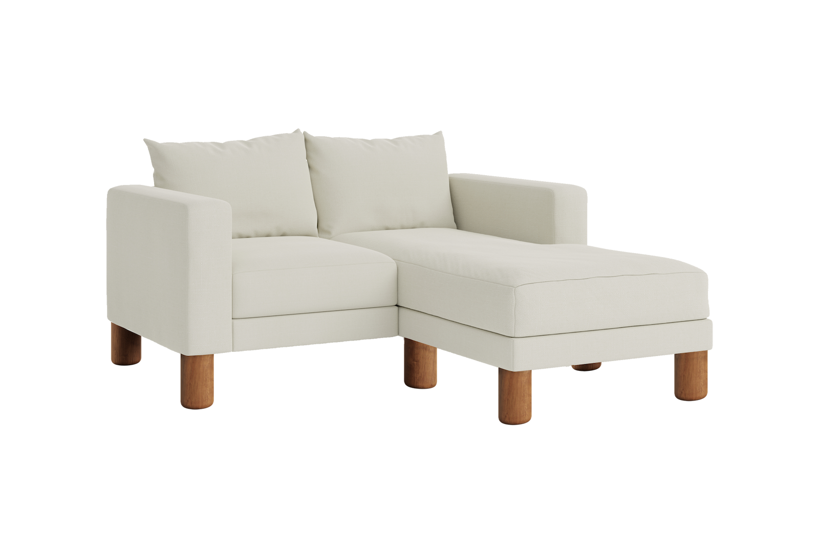 The Essential Loveseat Sectional in Upcycled Poly