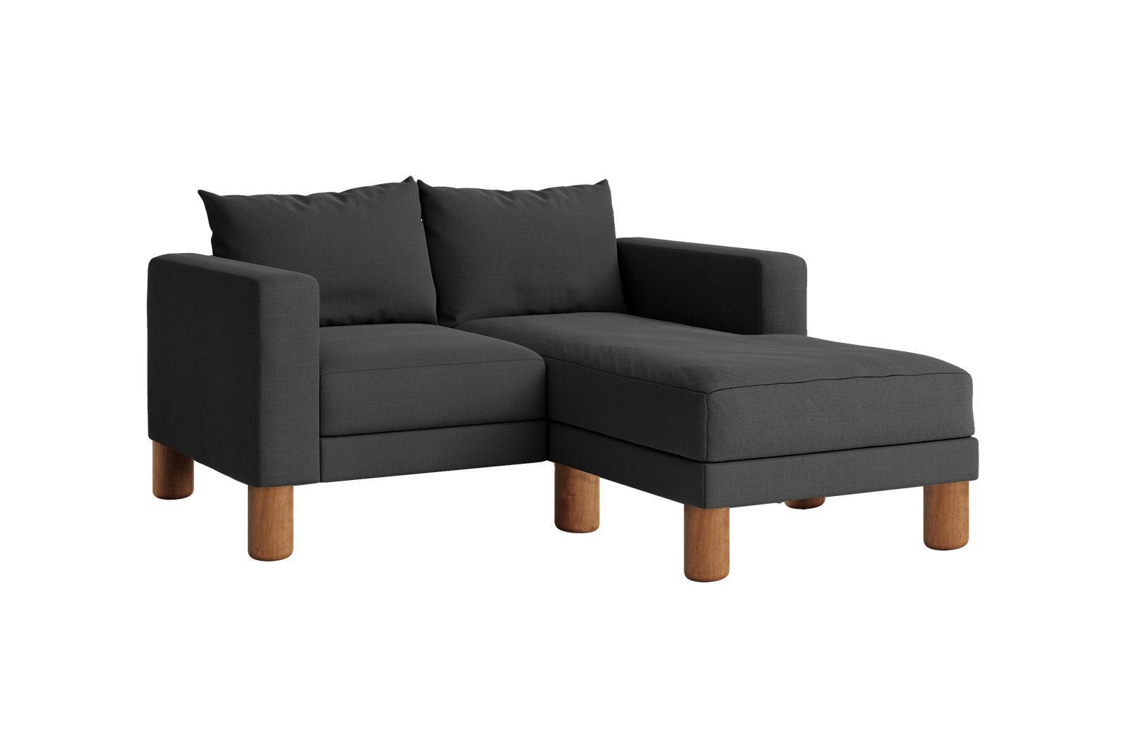 The Essential Loveseat Sectional in Upcycled Poly