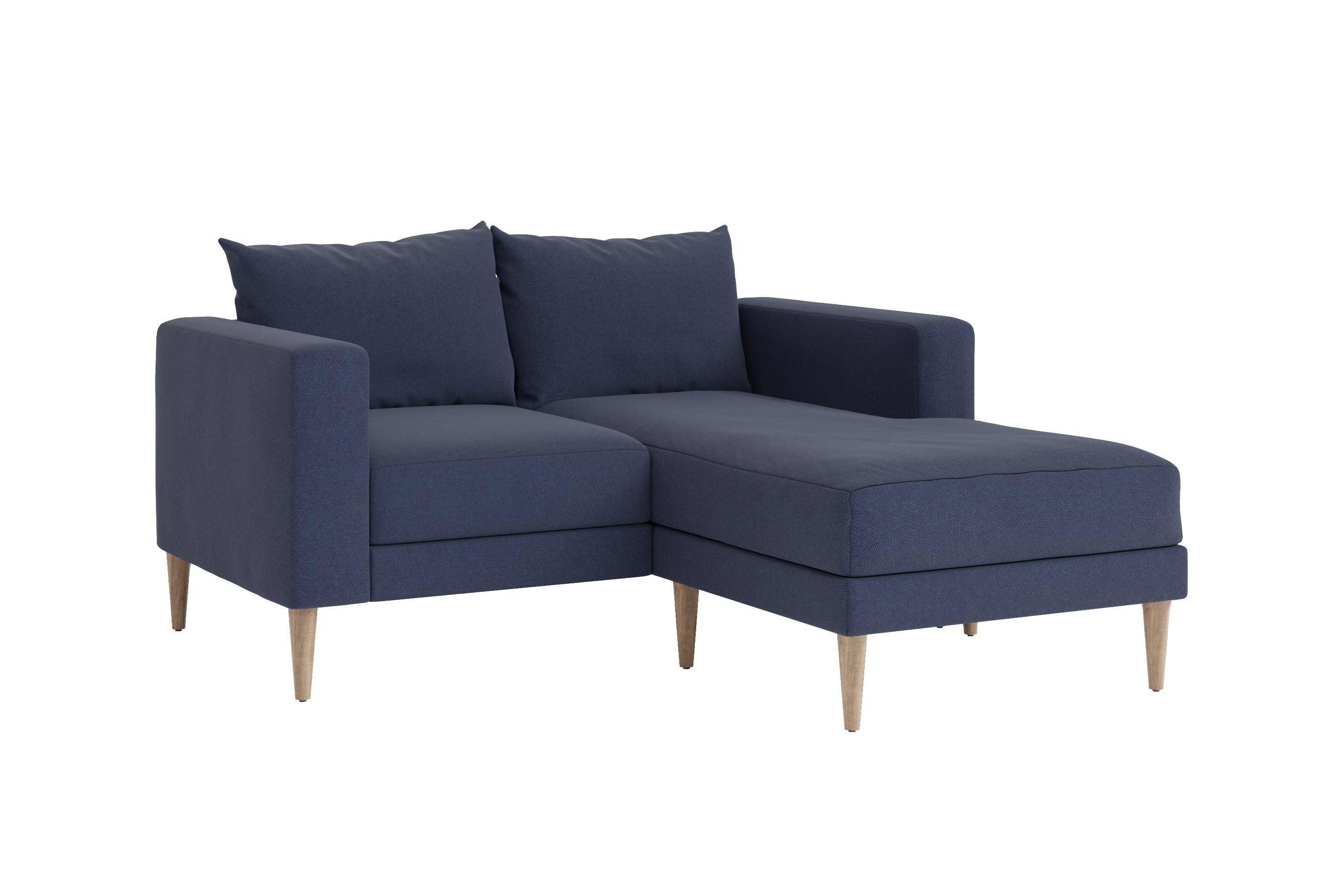 The Essential Loveseat Sectional in Upcycled Poly
