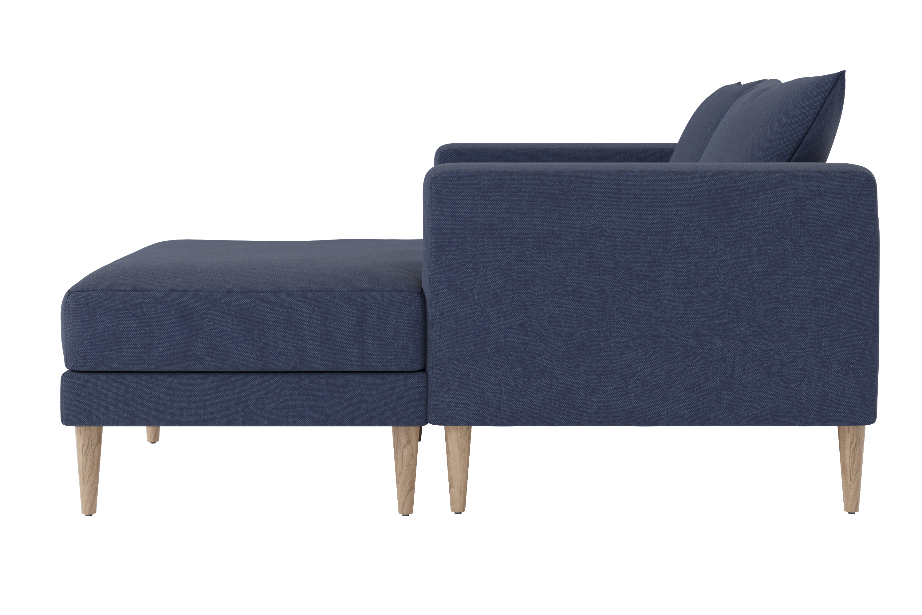 The Essential Loveseat Sectional in Upcycled Poly
