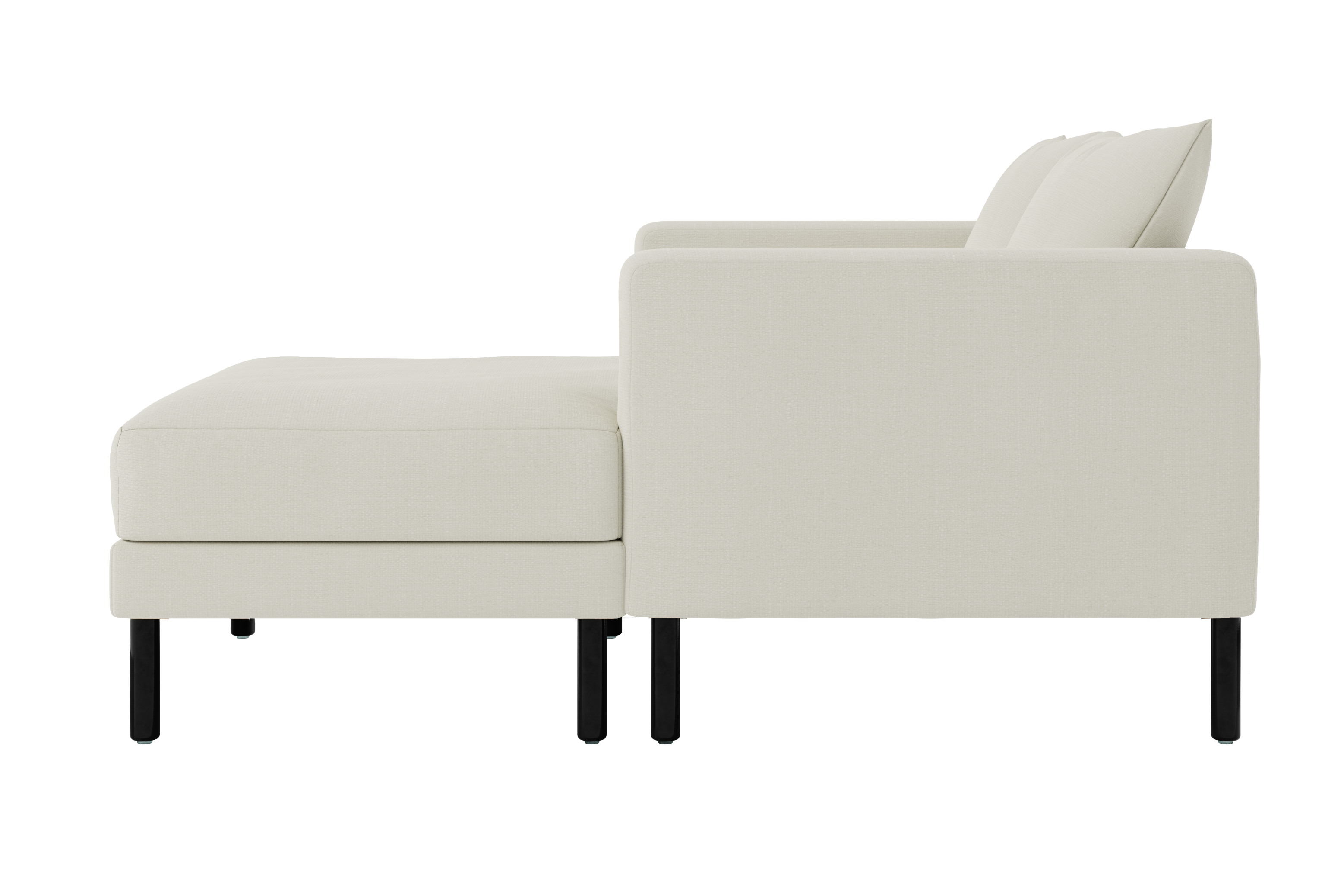 The Essential Loveseat Sectional in Upcycled Poly