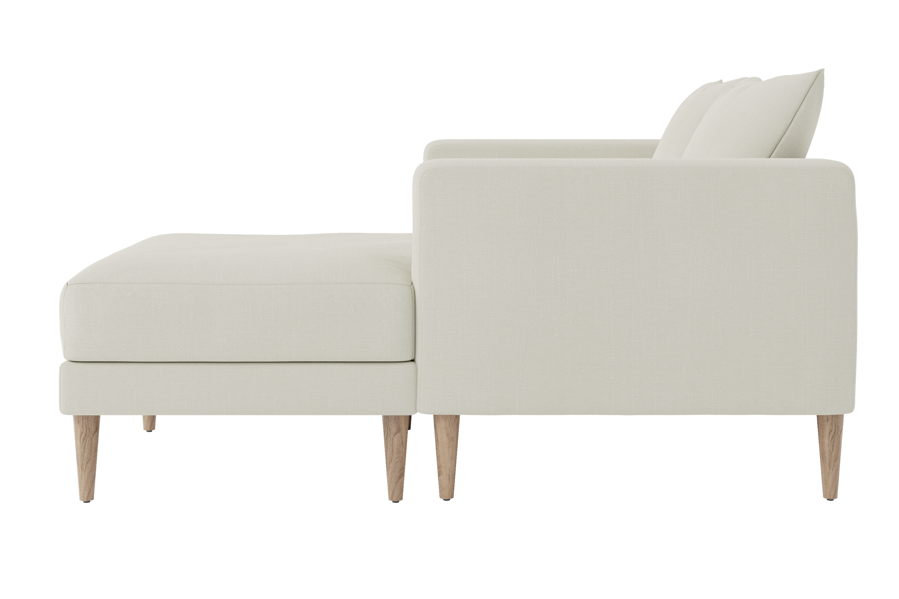 The Essential Loveseat Sectional in Upcycled Poly