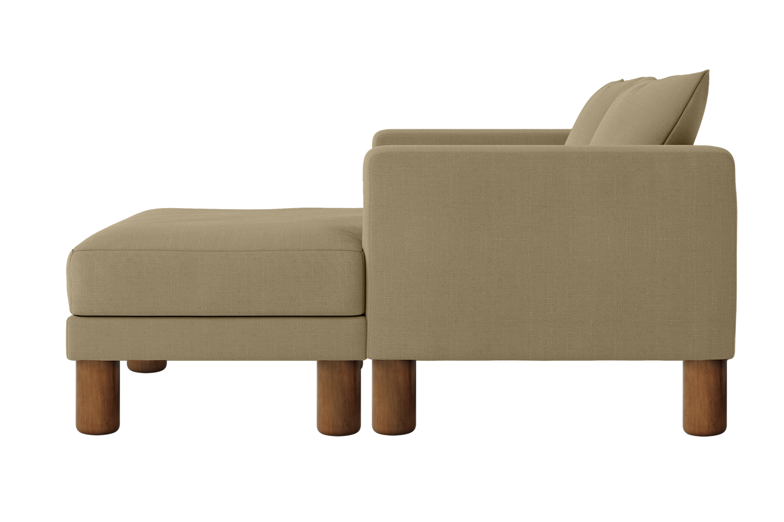 The Essential Loveseat Sectional in Upcycled Poly