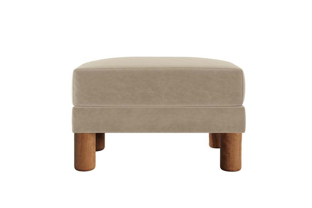 The Essential Ottoman in Recycled Velvet