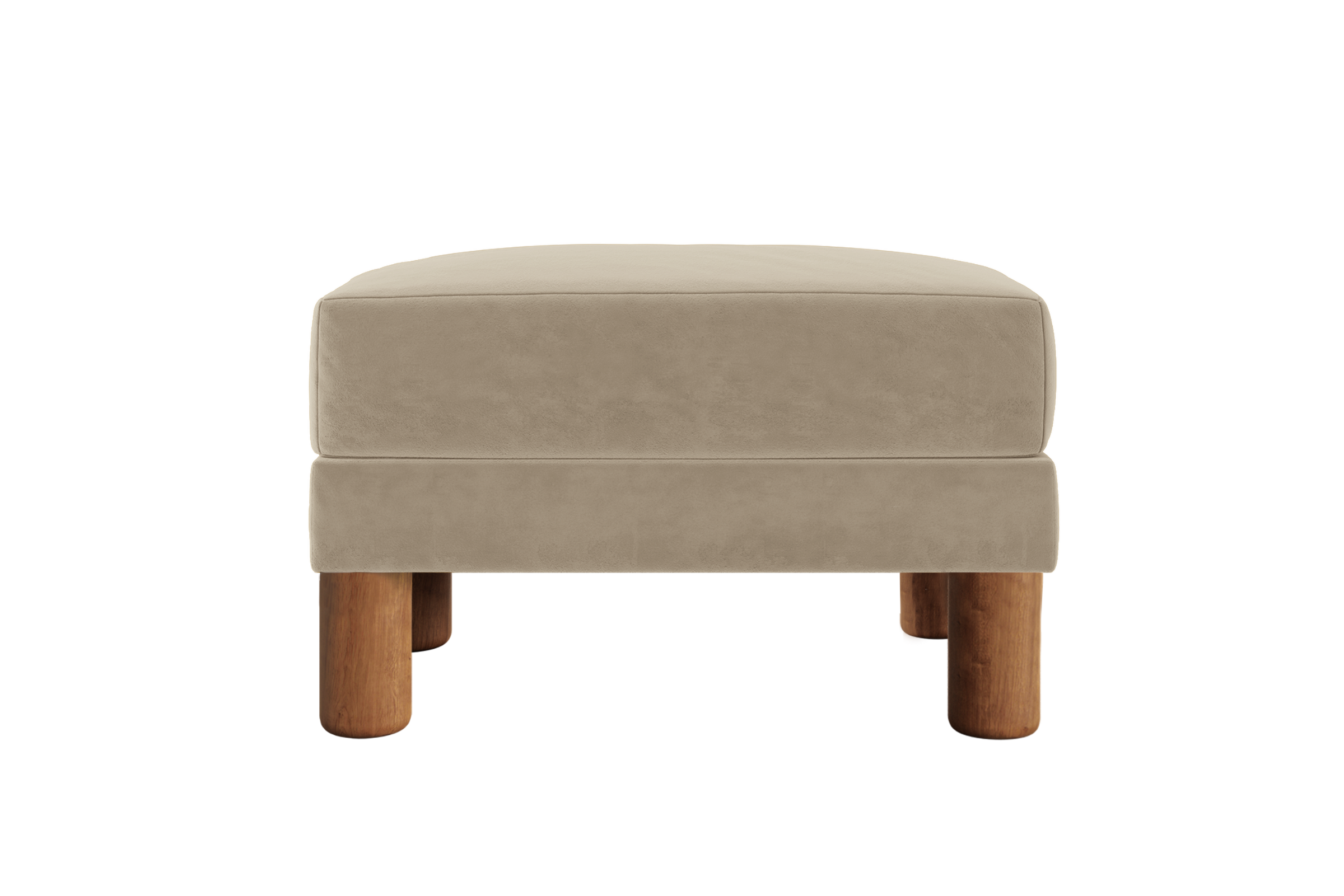 The Essential Ottoman in Recycled Velvet