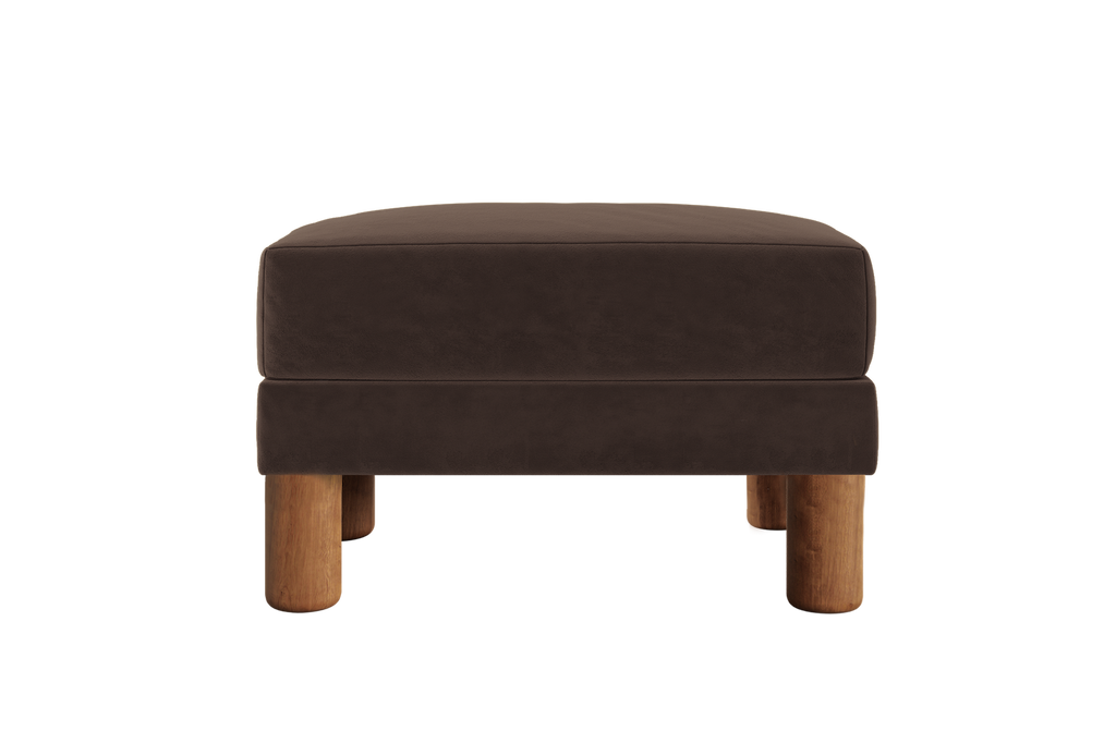 The Essential Ottoman in Recycled Velvet