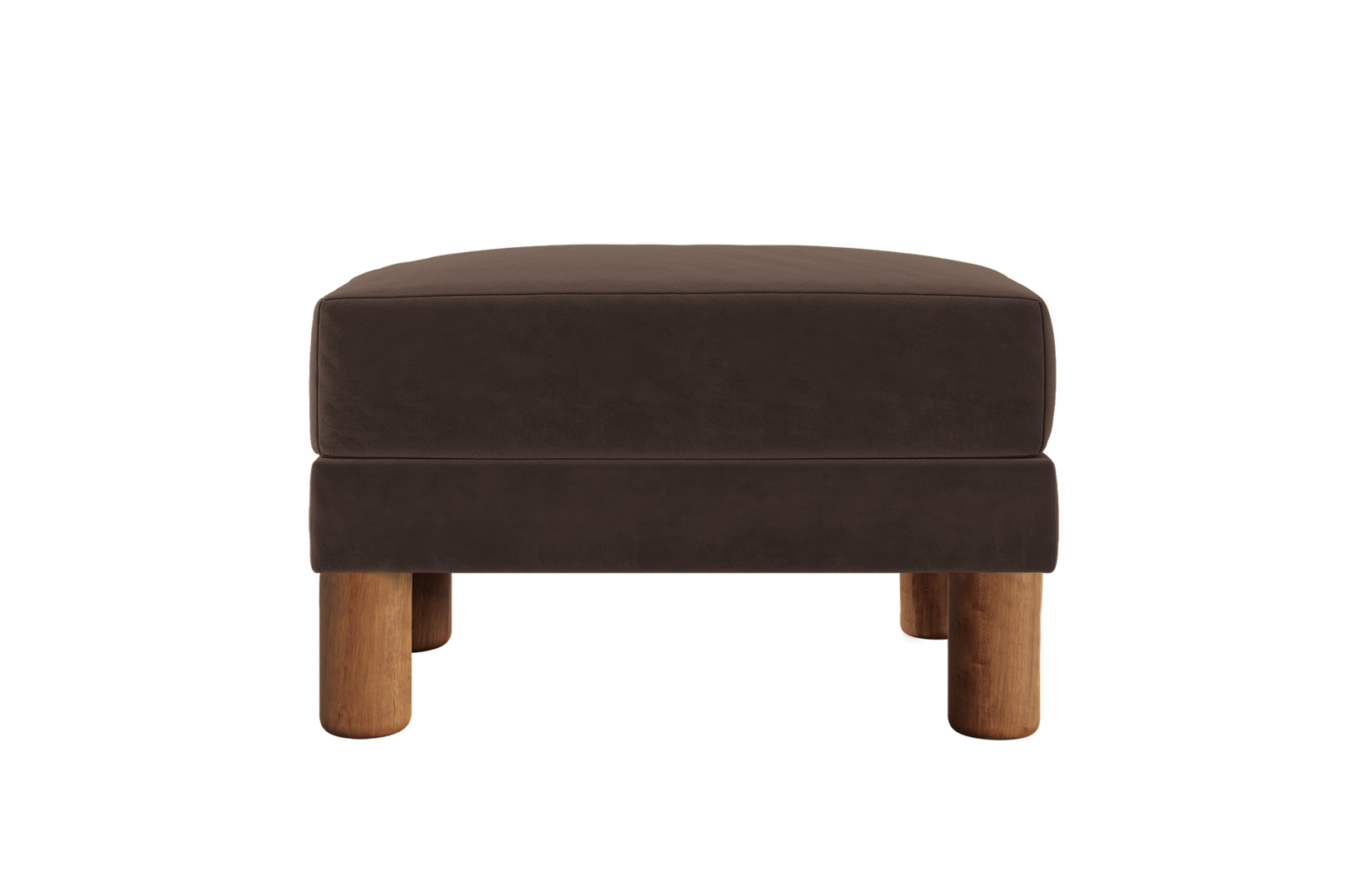 The Essential Ottoman in Recycled Velvet