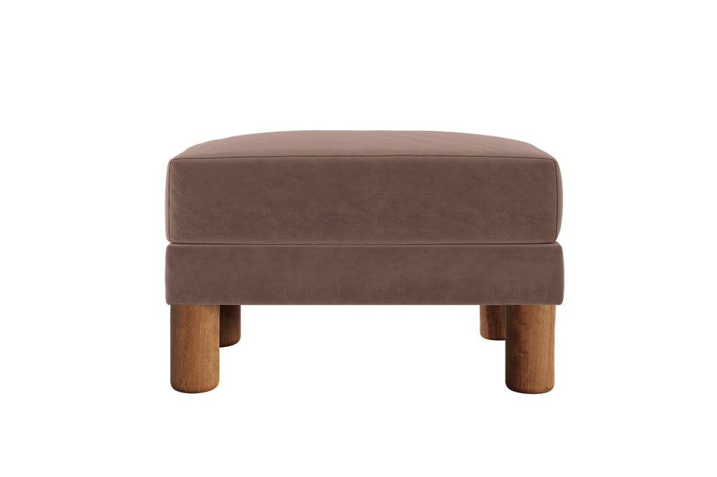 The Essential Ottoman in Recycled Velvet